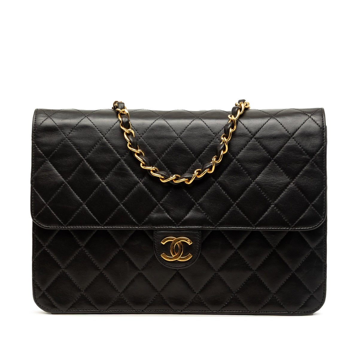 Chanel Medium CC Quilted Lambskin Single Flap