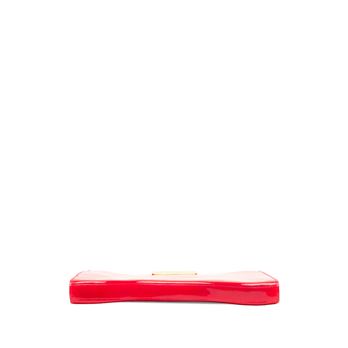 Alexander McQueen Patent Squeeze It Clutch — Pink