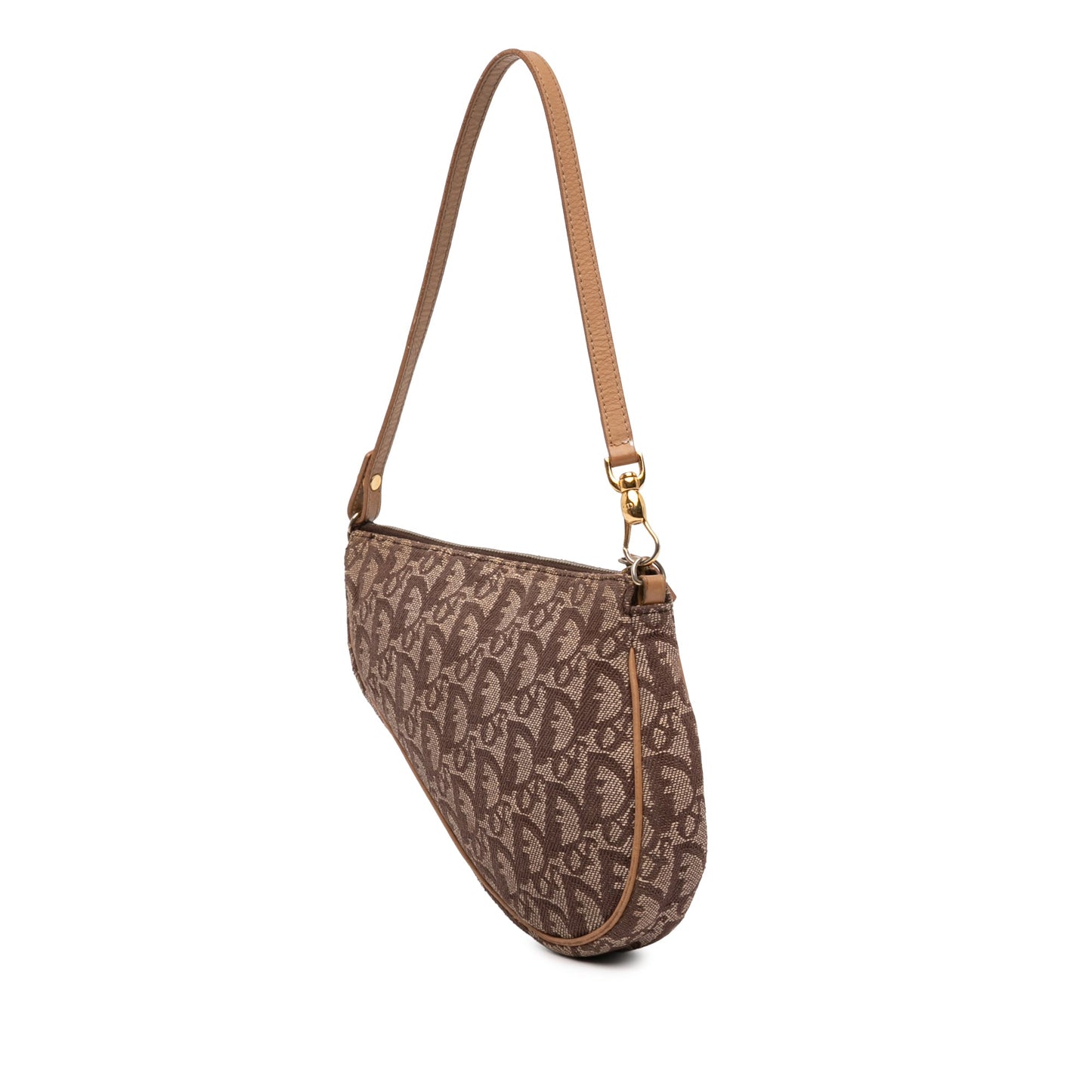 Dior Mini Diorissimo Canvas Saddle Pochette