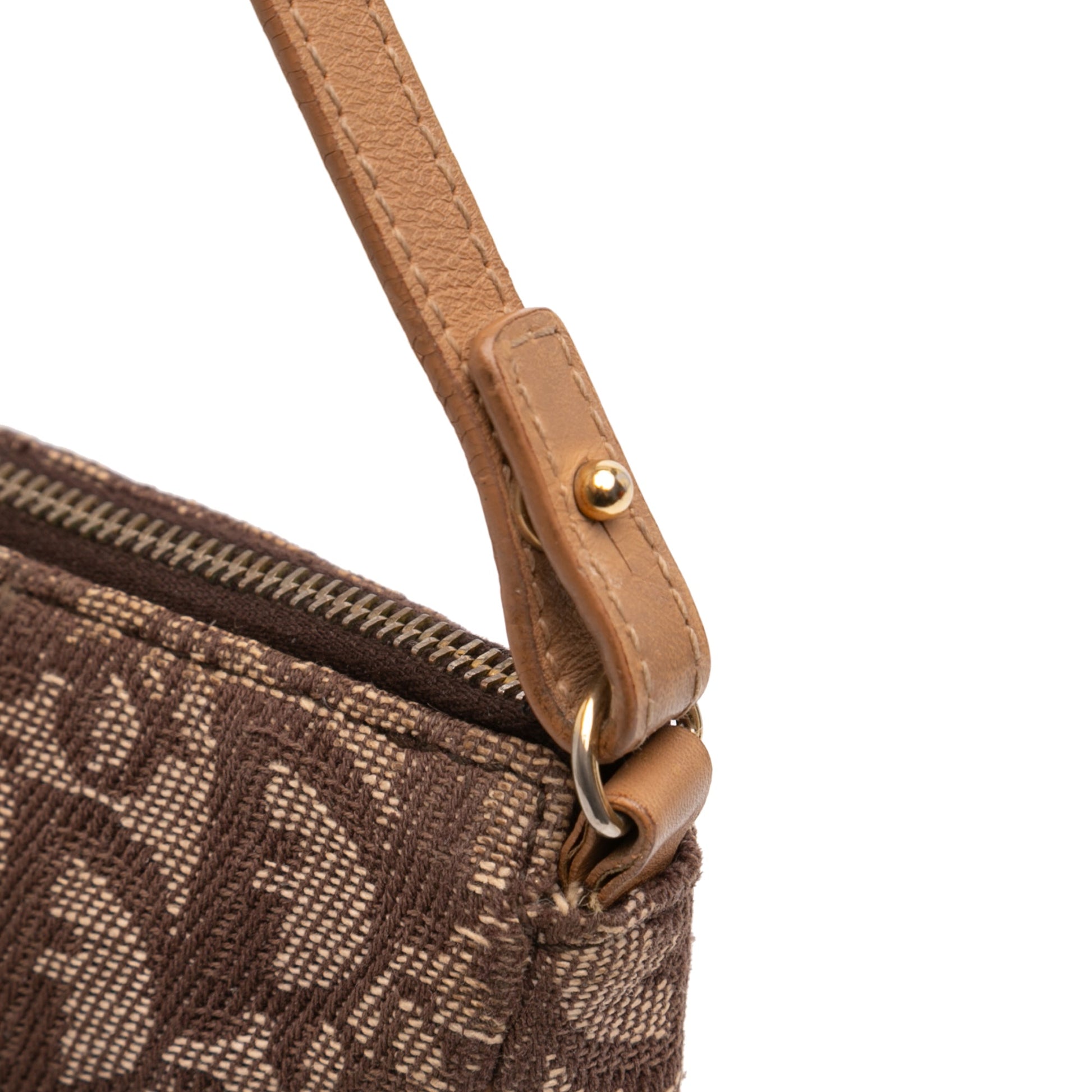 Dior Mini Diorissimo Canvas Saddle Pochette