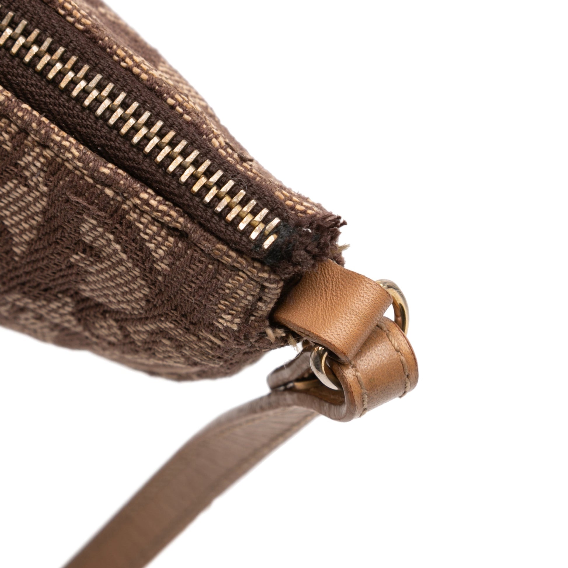 Dior Mini Diorissimo Canvas Saddle Pochette