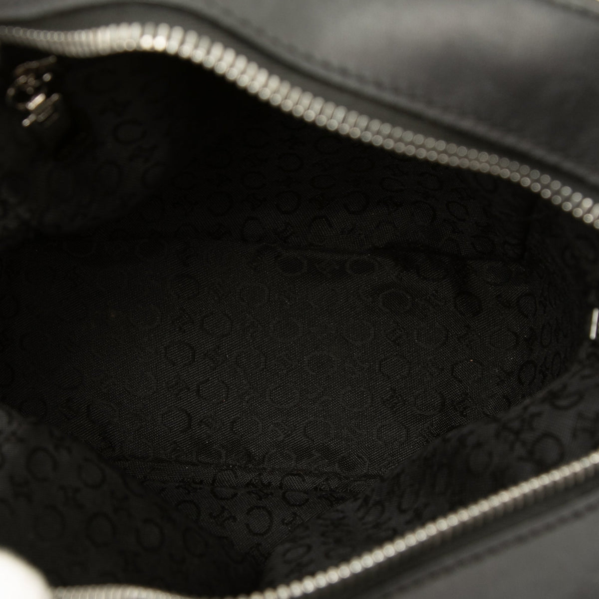 Celine C Macadam Canvas and Leather Handbag — Gray