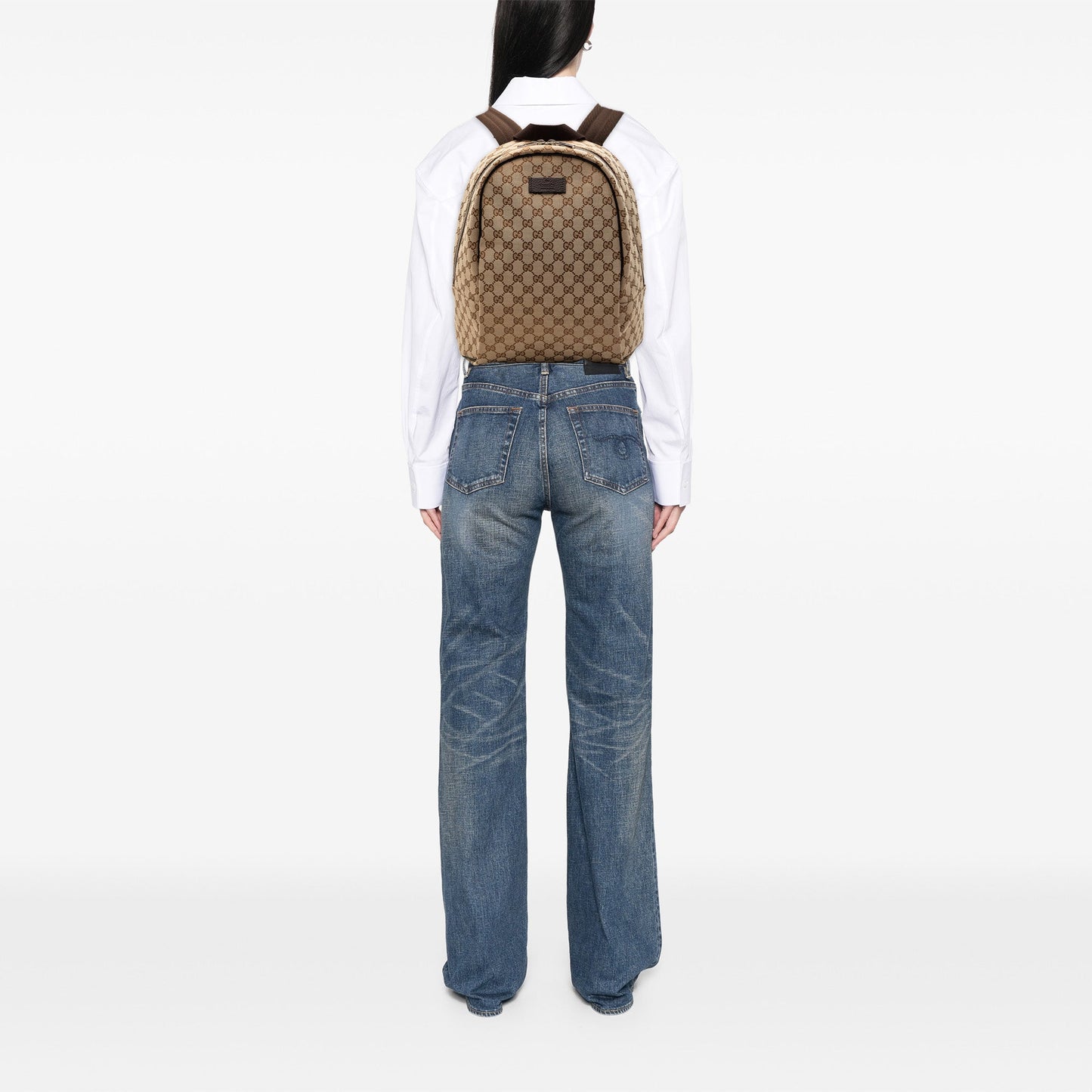 GG Canvas Backpack