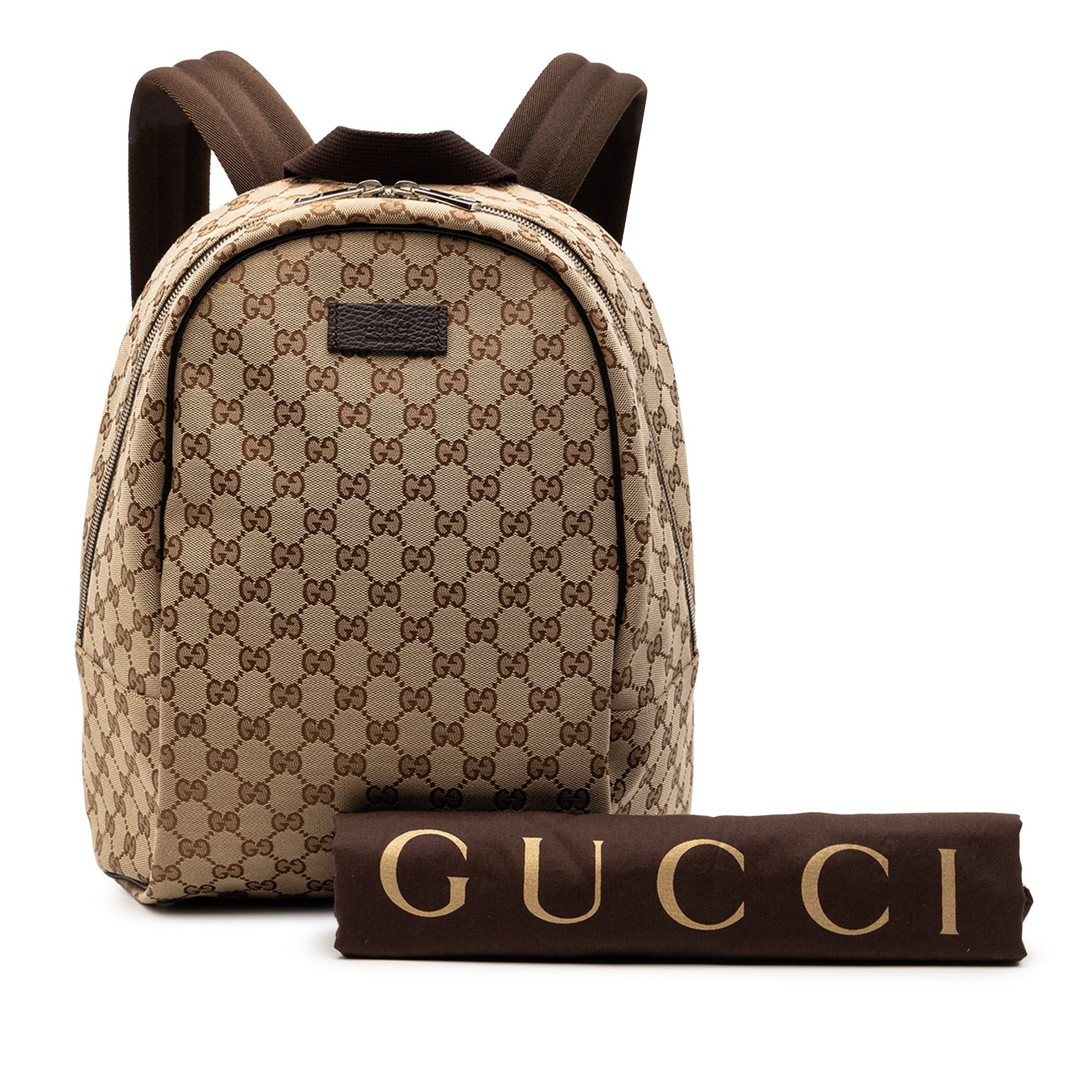 GG Canvas Backpack