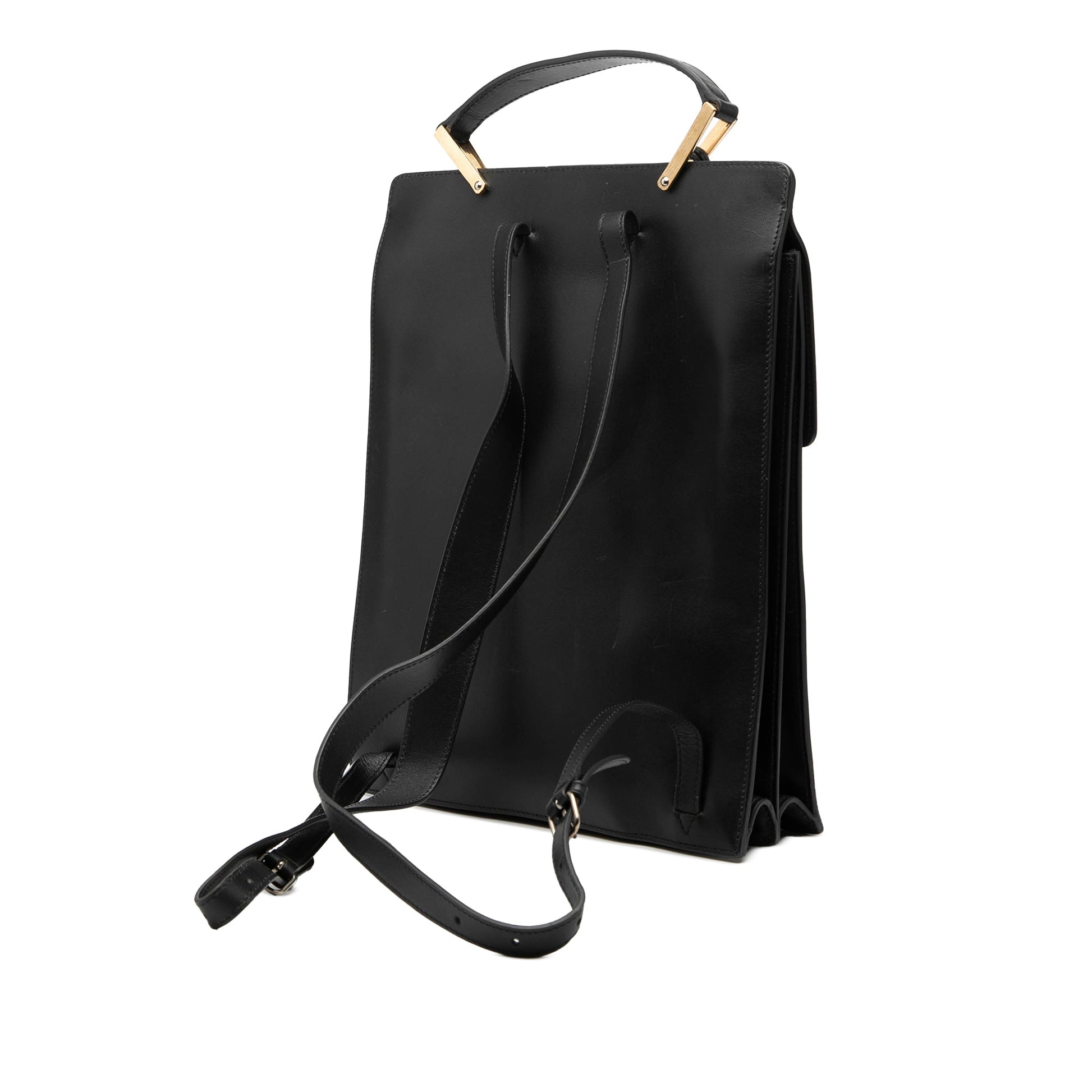 Balenciaga Leather Le Dix Cartable Backpack