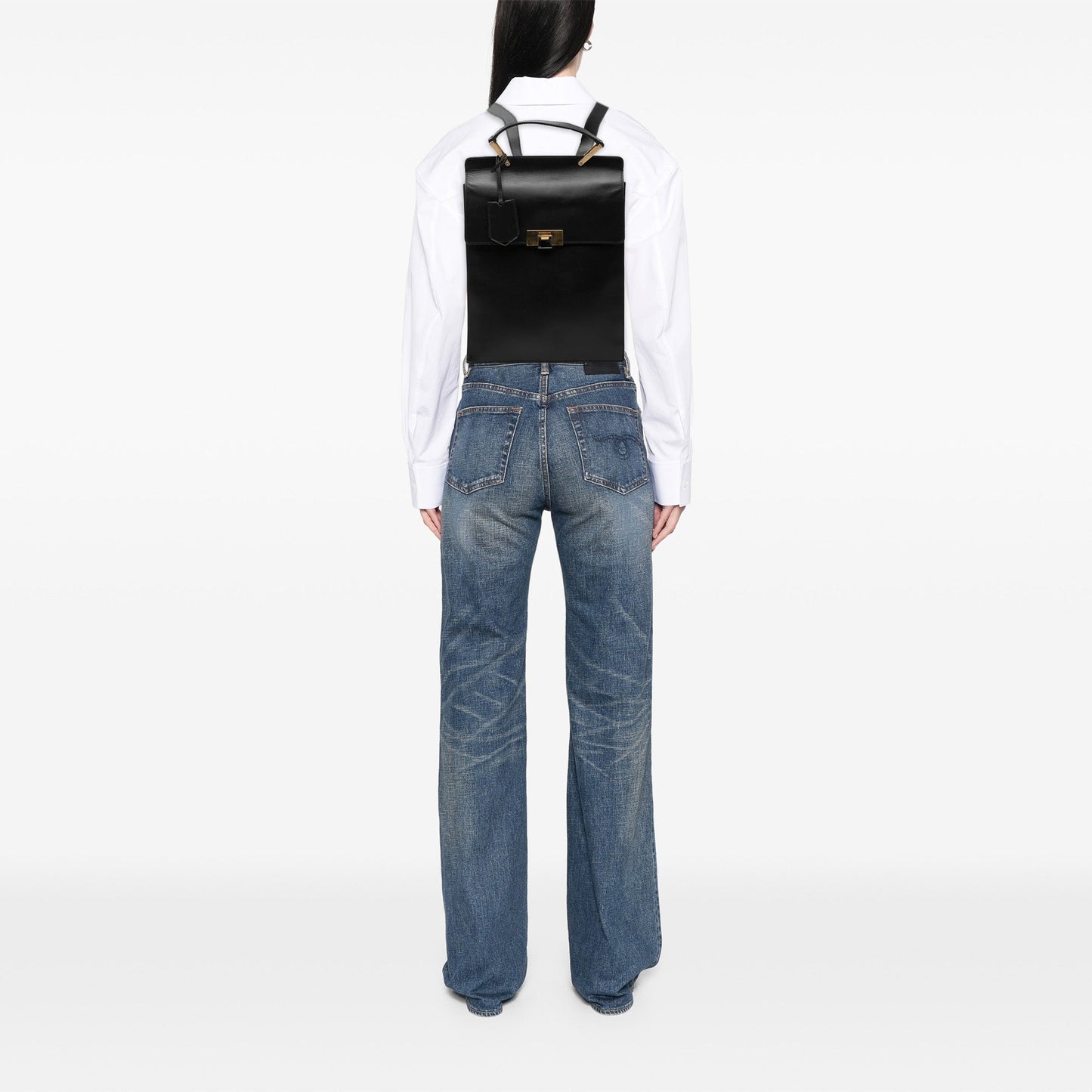 Balenciaga Leather Le Dix Cartable Backpack