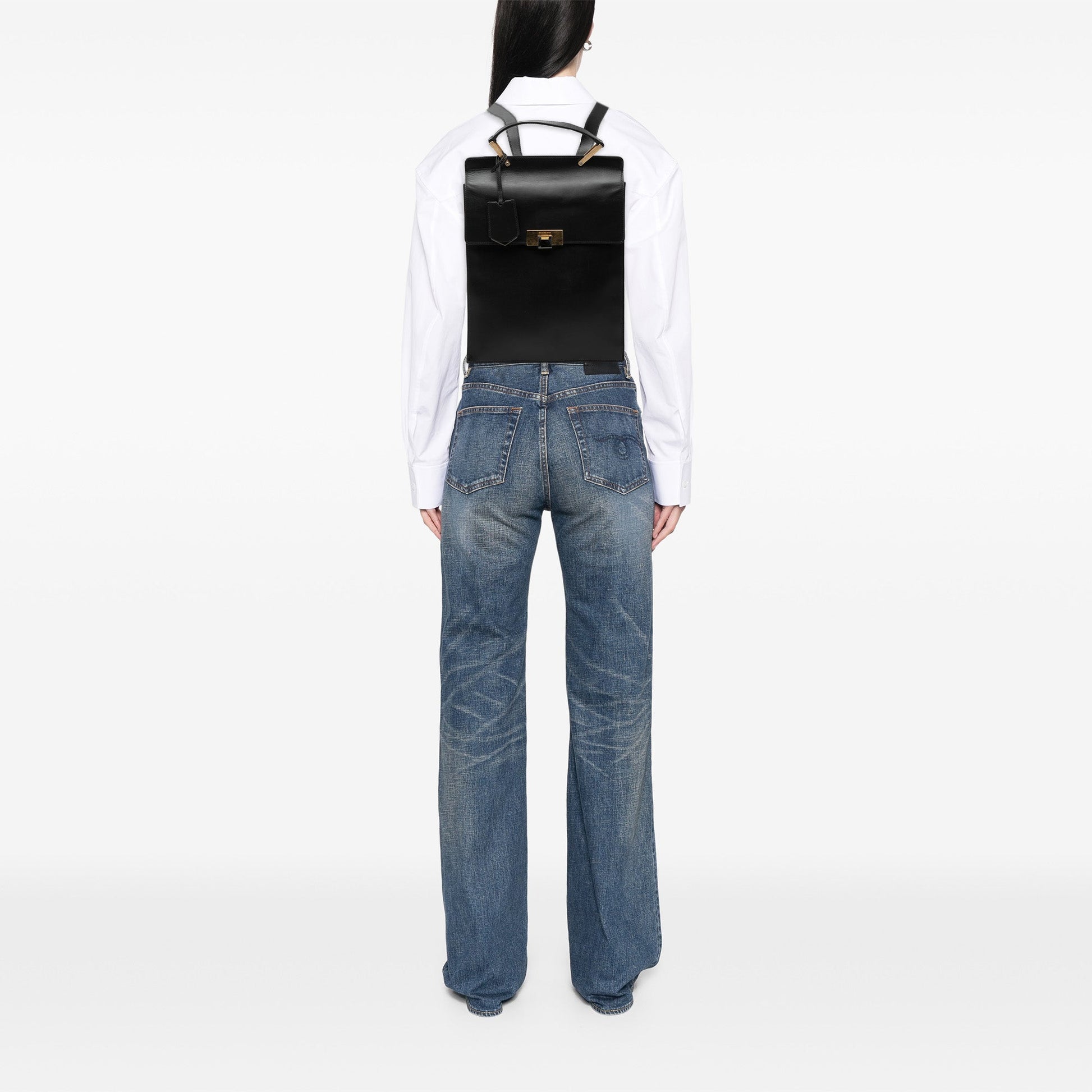 Balenciaga Leather Le Dix Cartable Backpack