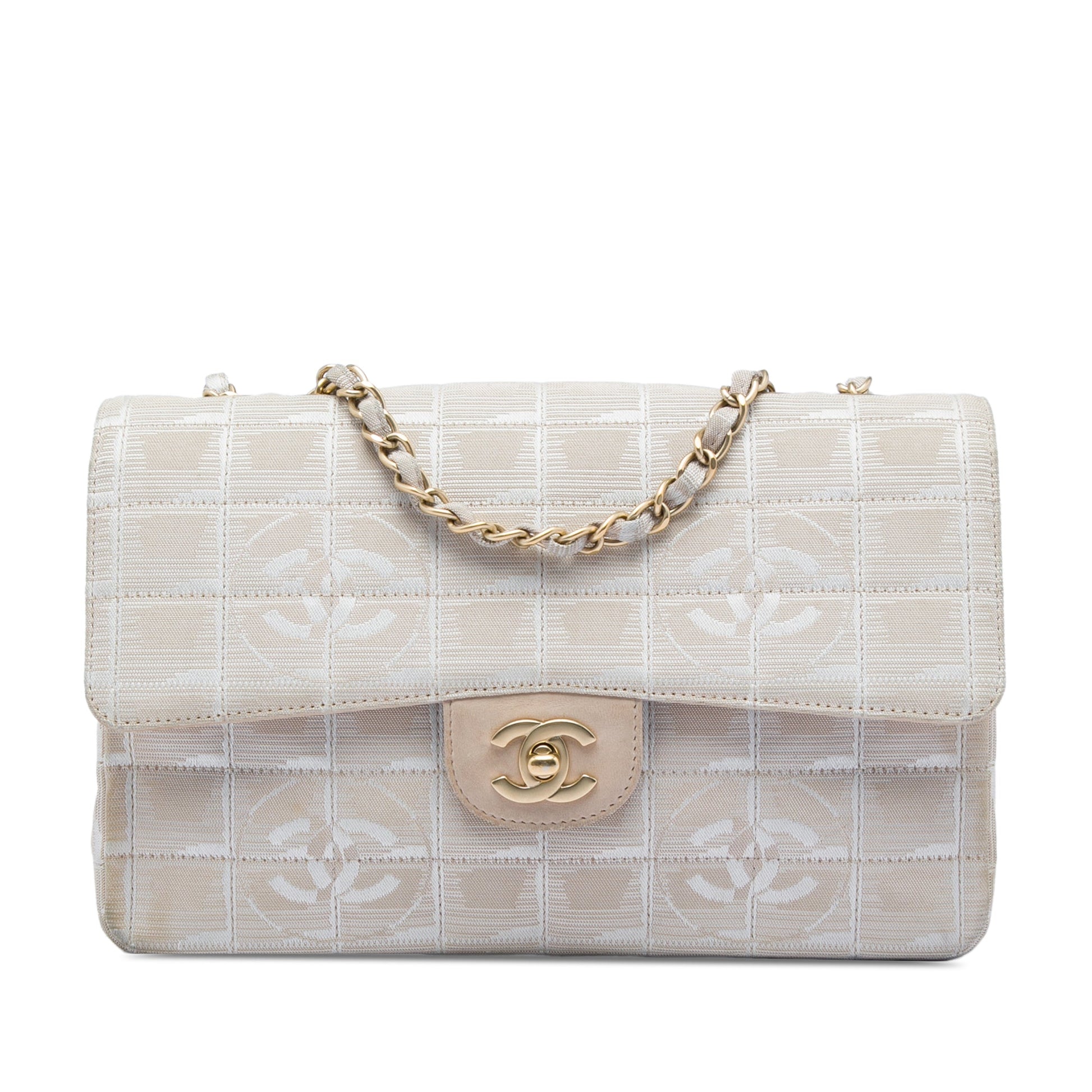 Chanel New Travel Line Medium Nylon Single Flap