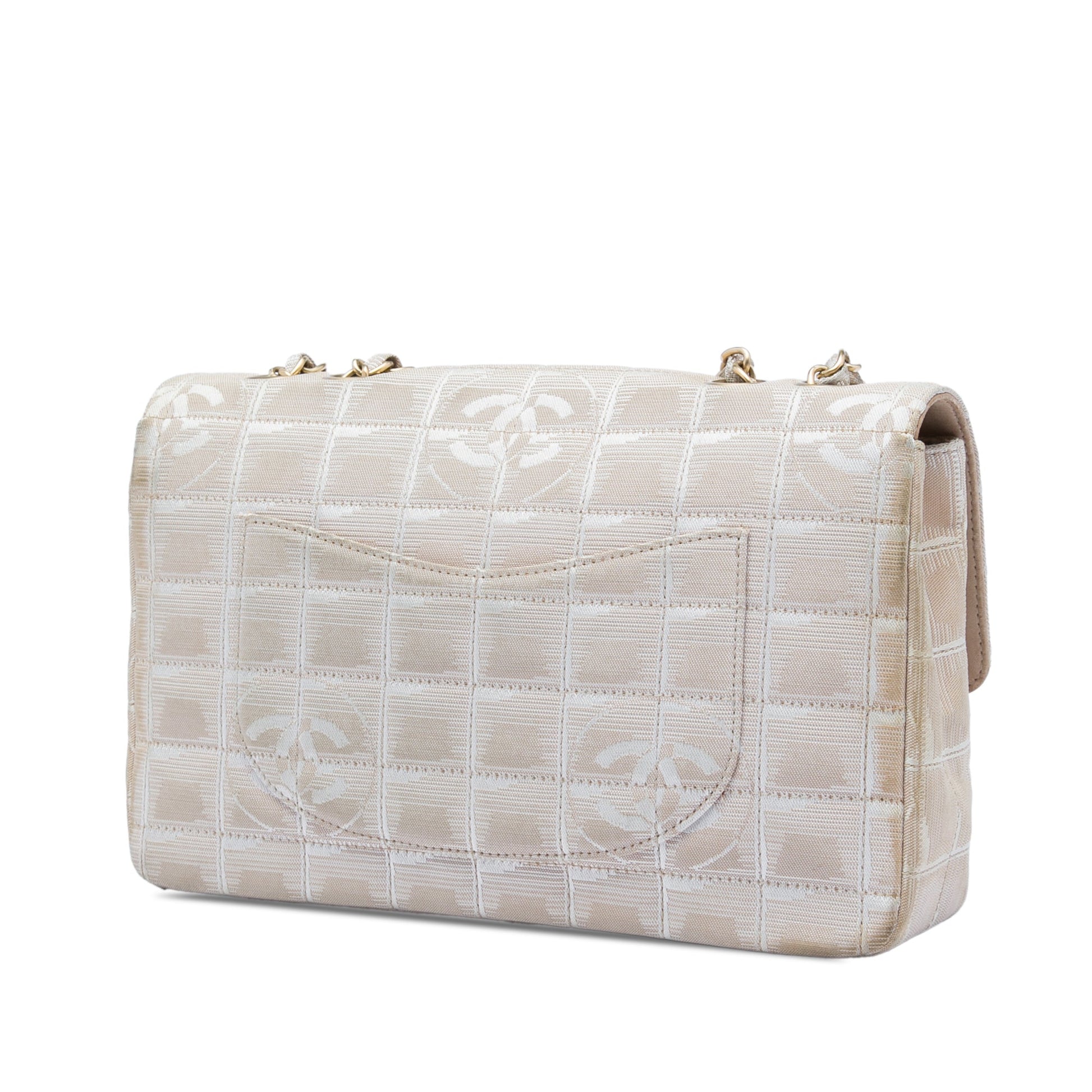 Chanel New Travel Line Medium Nylon Single Flap
