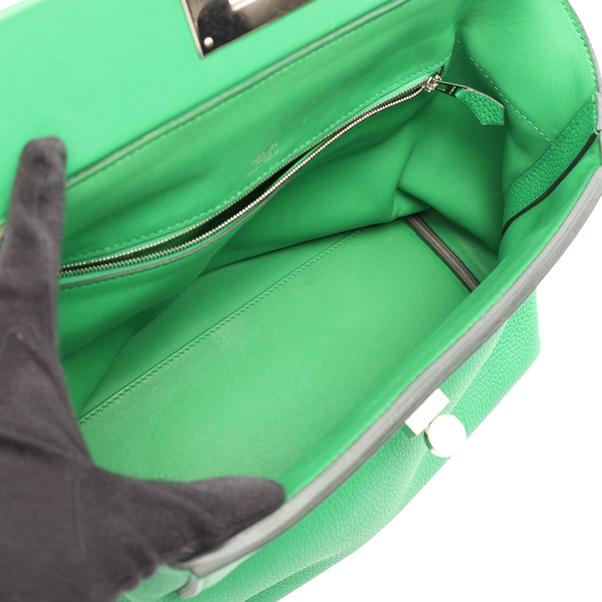 Hermès Togo and Swift 24/24 29 — Green