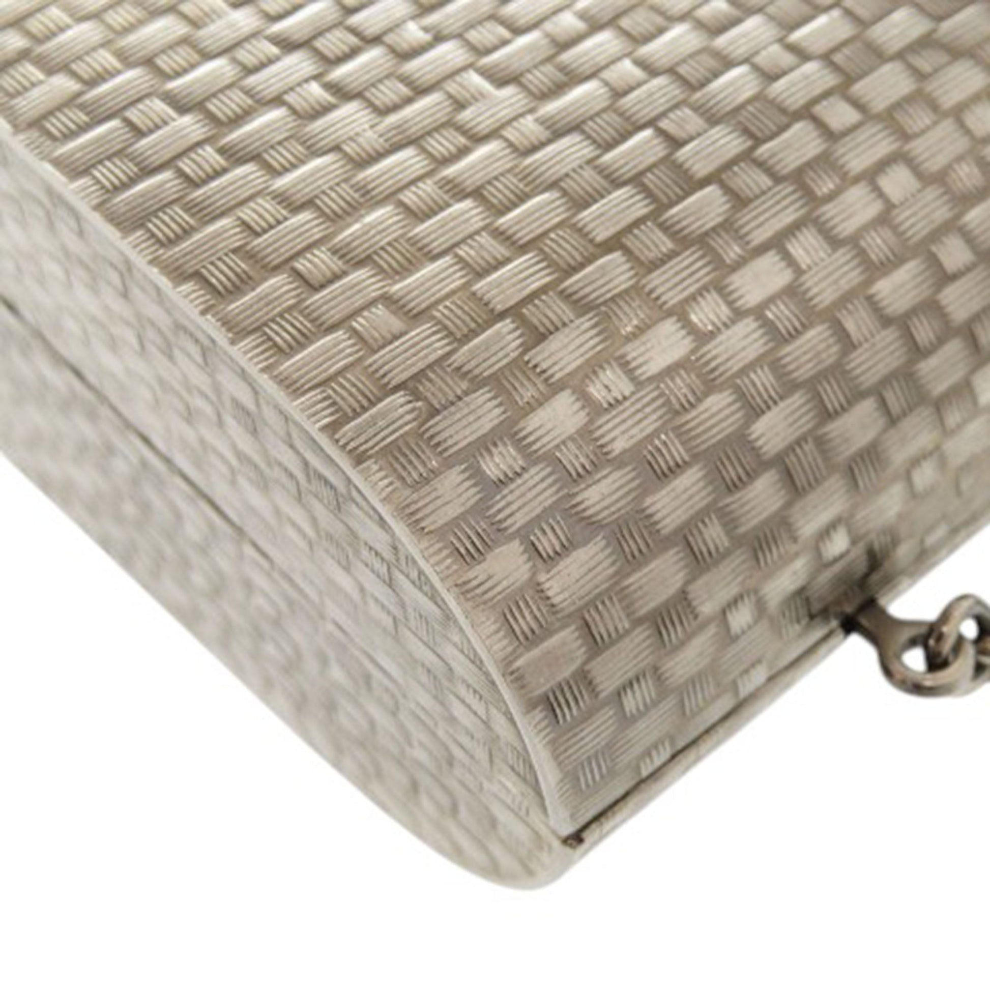 Gucci Brass Crystal Web Buckle Chain Shoulder Bag