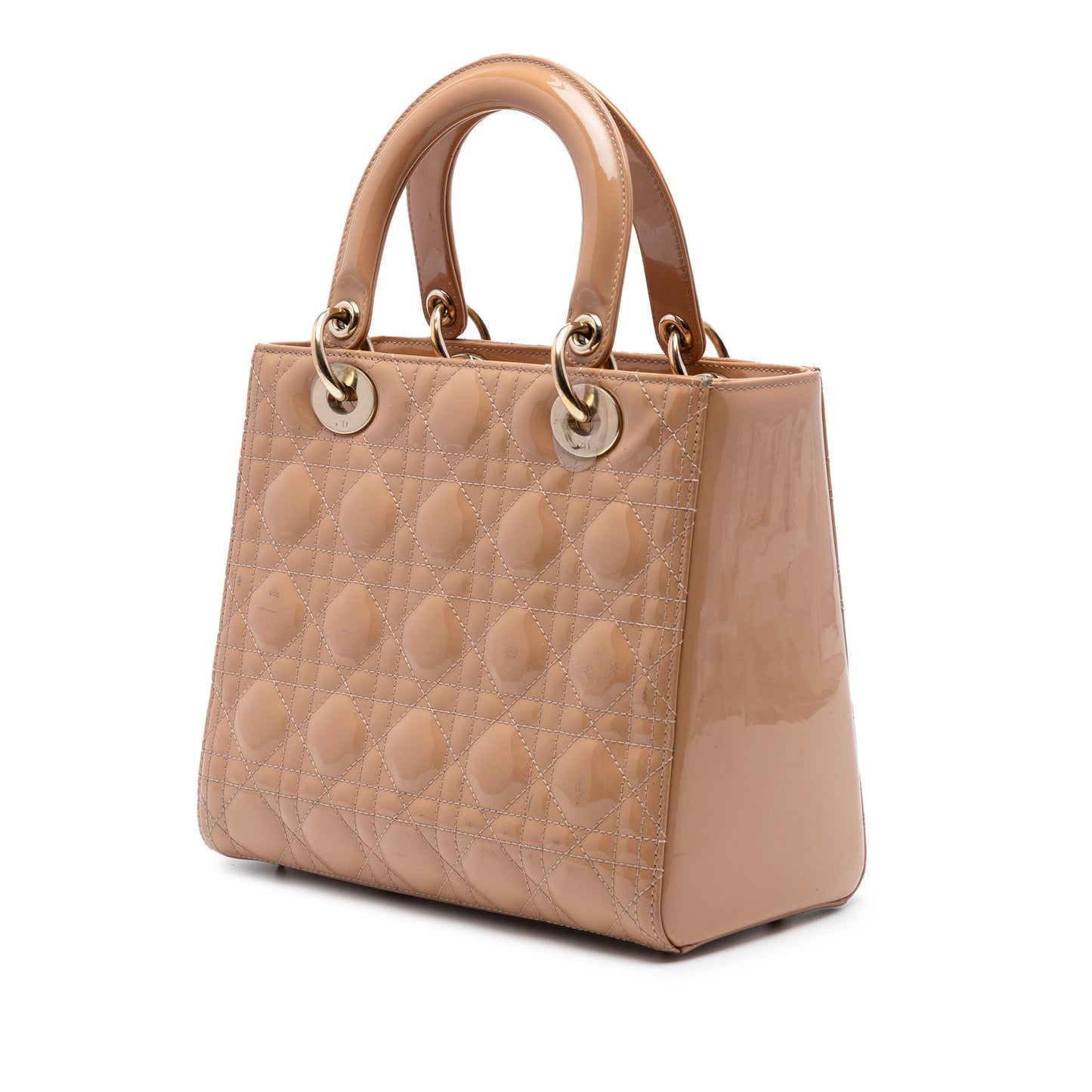 Dior Medium Patent Cannage Lady Dior