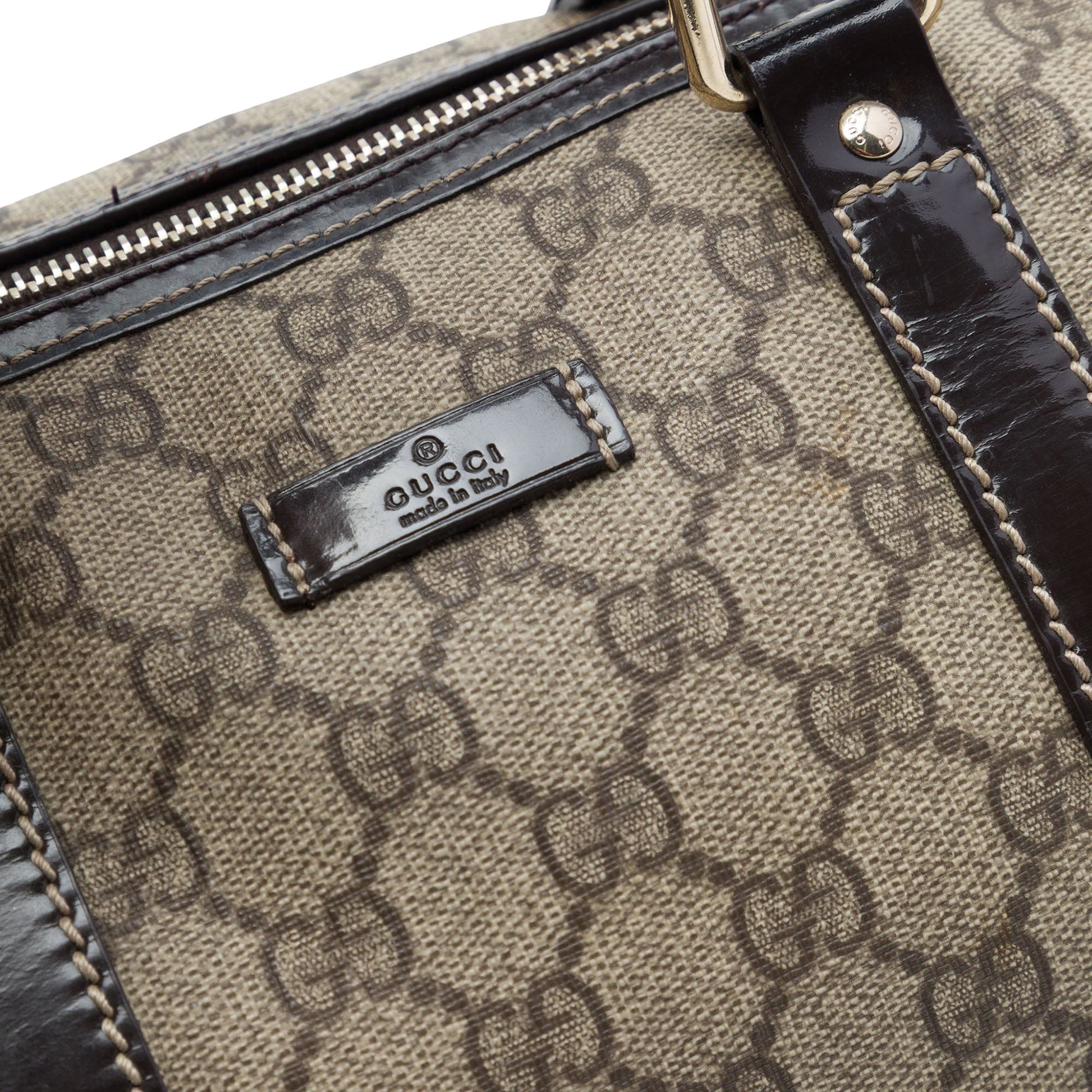 Gucci Medium GG Supreme Joy Boston Bag