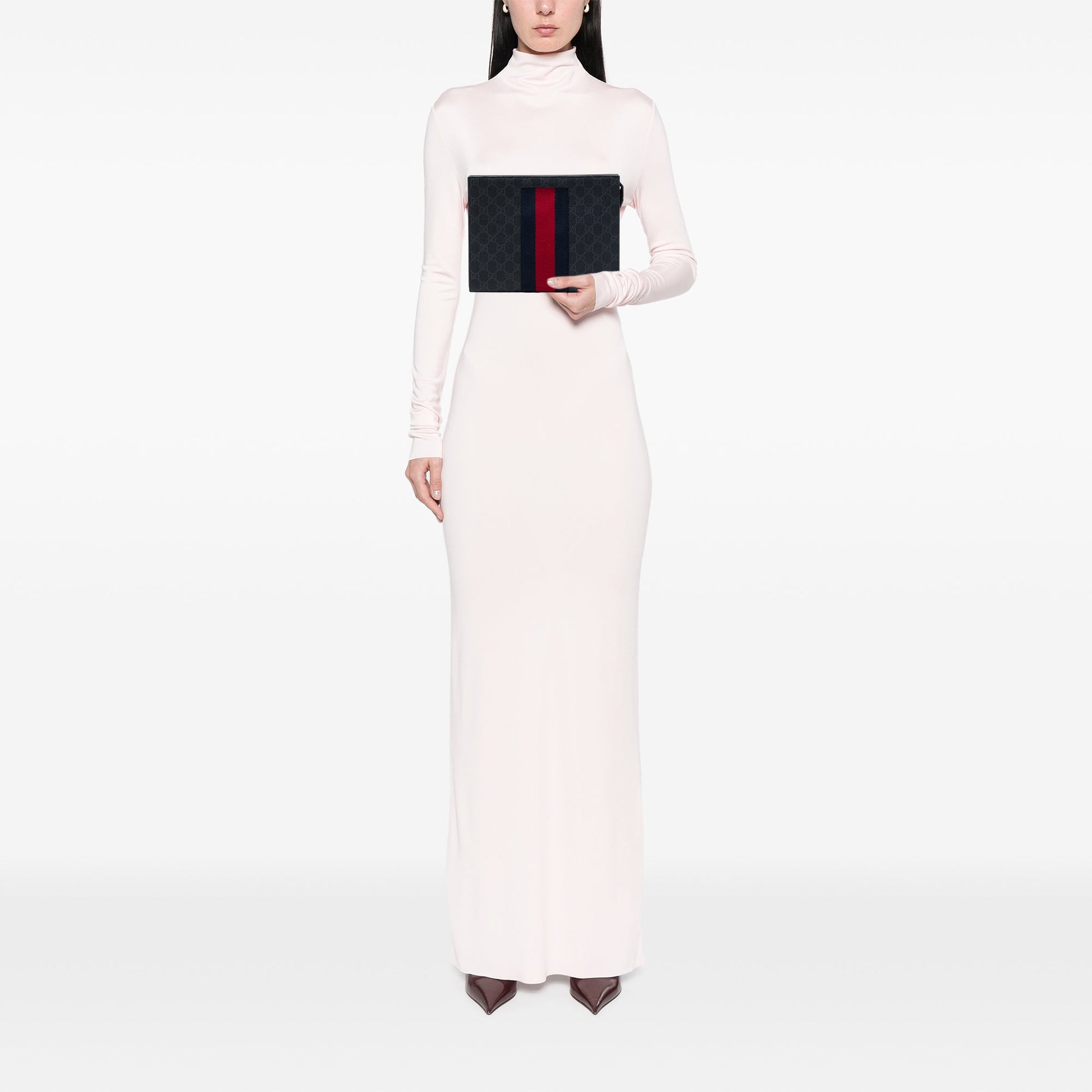 Gucci GG Supreme Web Clutch