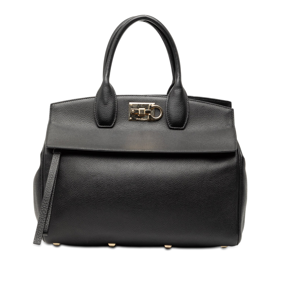 Ferragamo Leather Studio Satchel