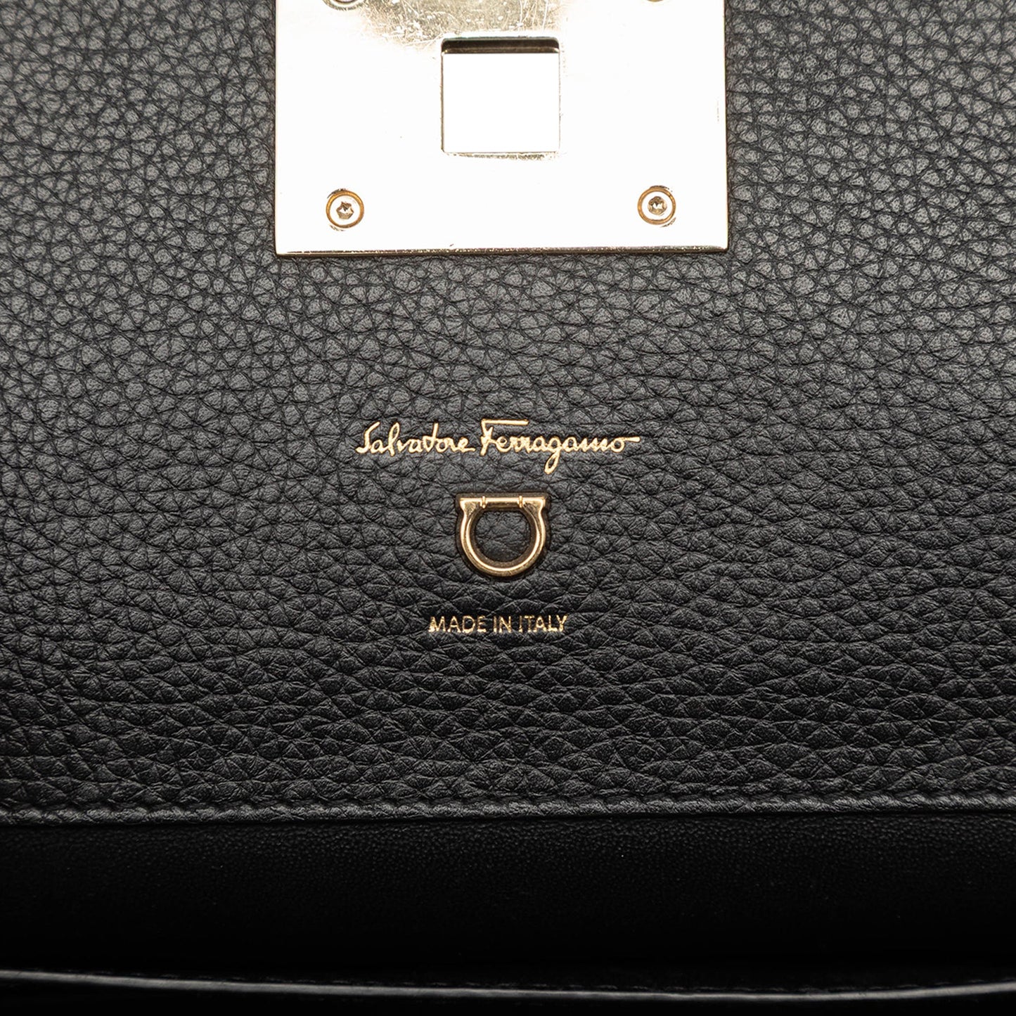 Ferragamo Leather Studio Satchel