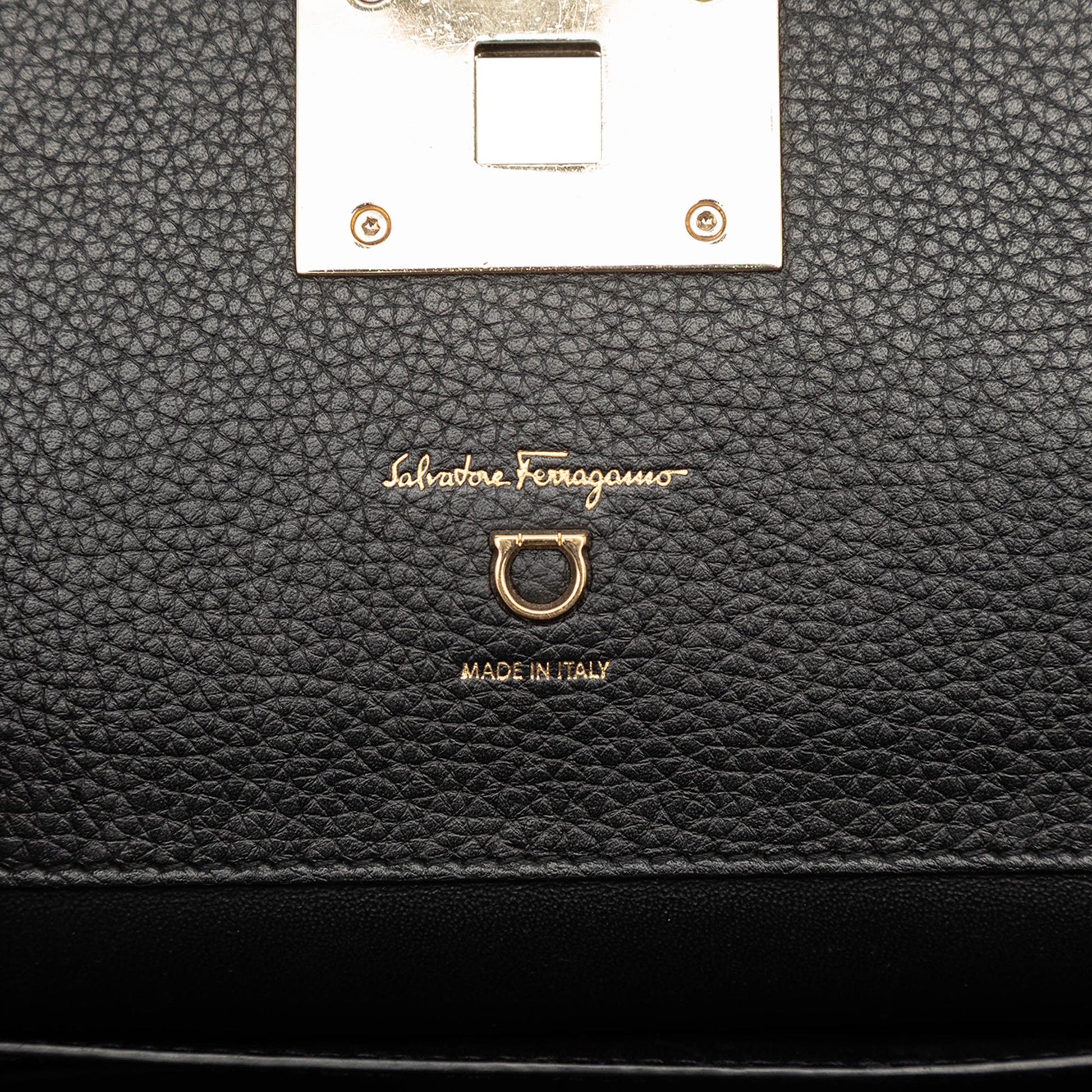 Ferragamo Leather Studio Satchel