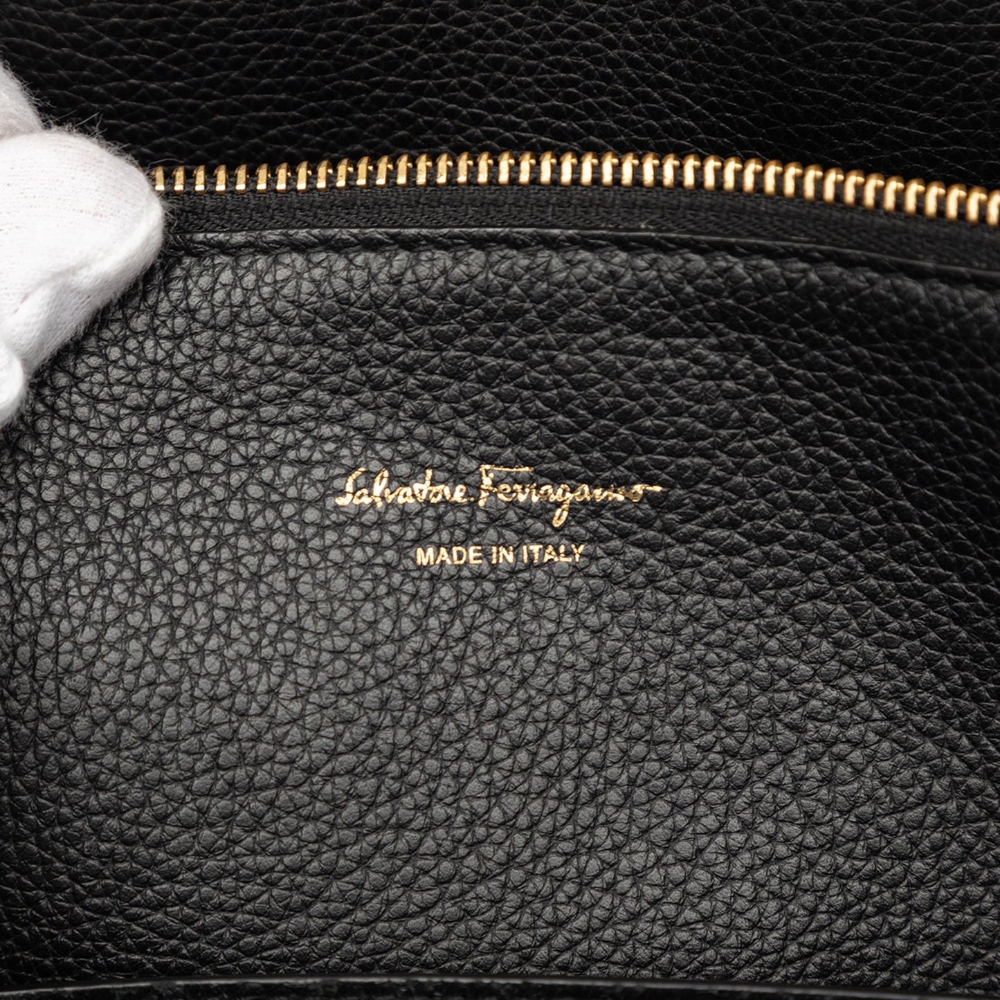 Ferragamo Leather Studio Satchel