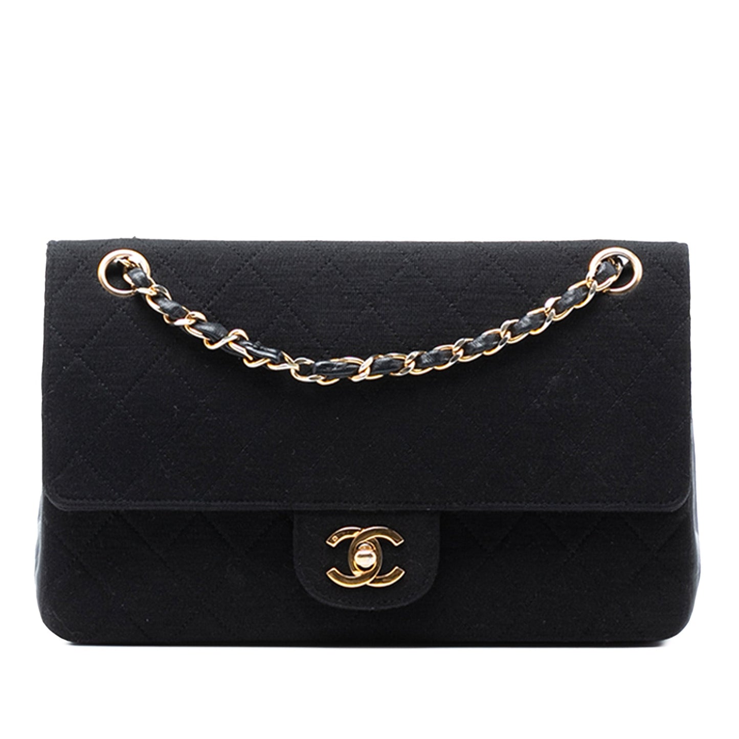 Chanel Medium Classic Jersey Double Flap