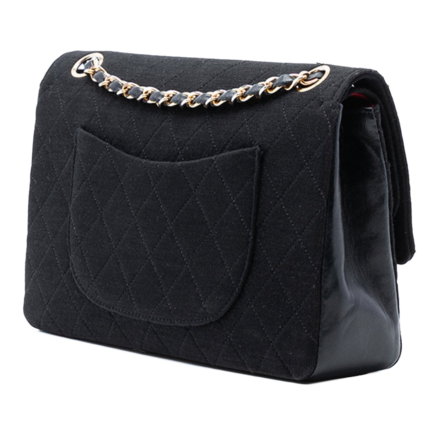 Chanel Medium Classic Jersey Double Flap