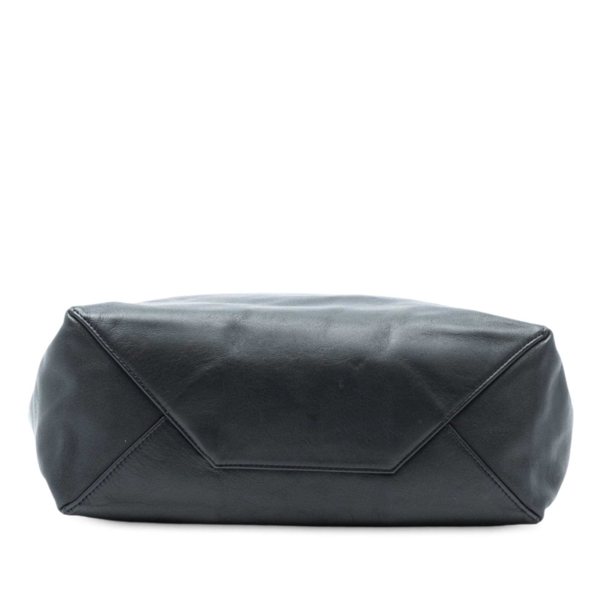 Celine Bicolor Leather Vertical Cabas Tote