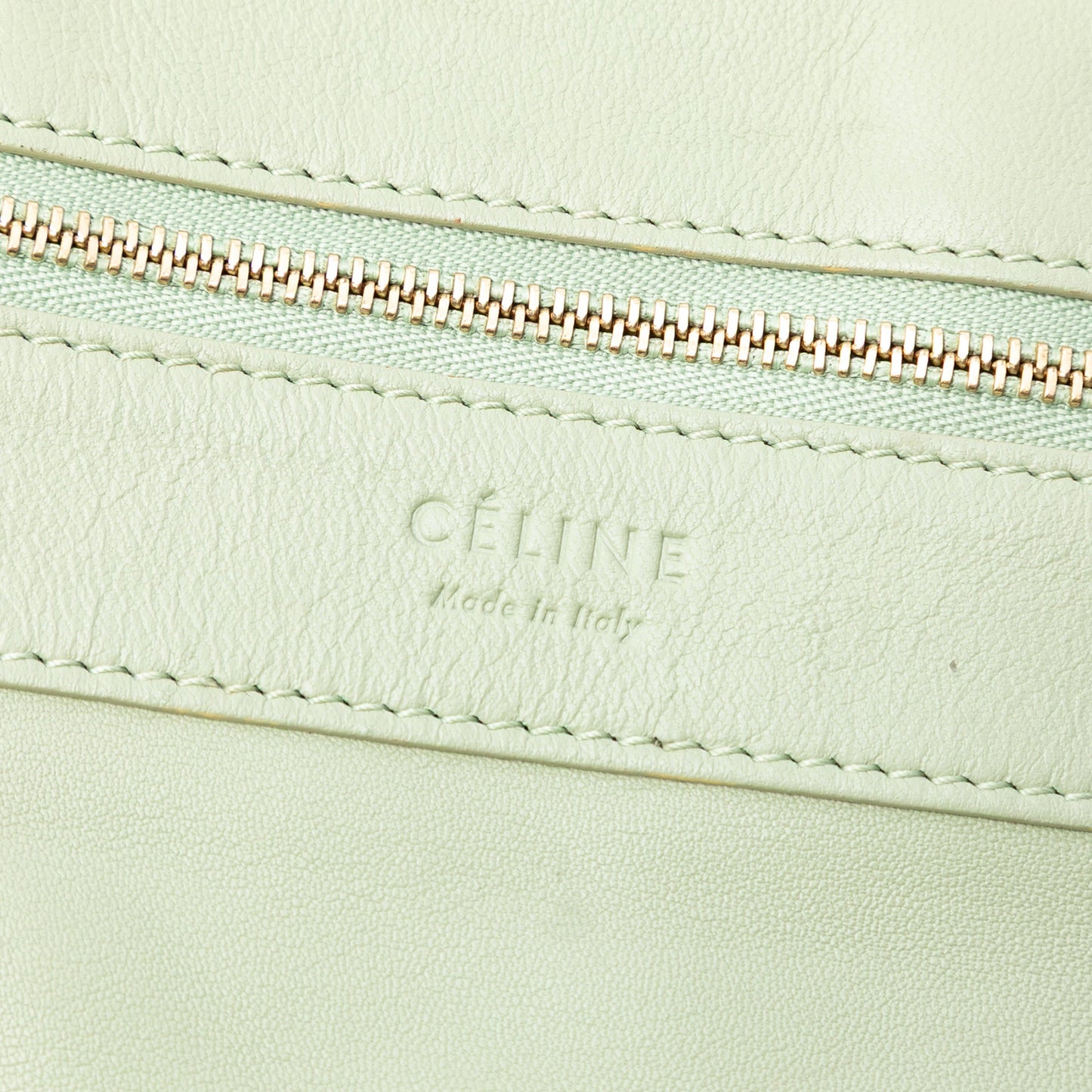 Celine Bicolor Leather Vertical Cabas Tote