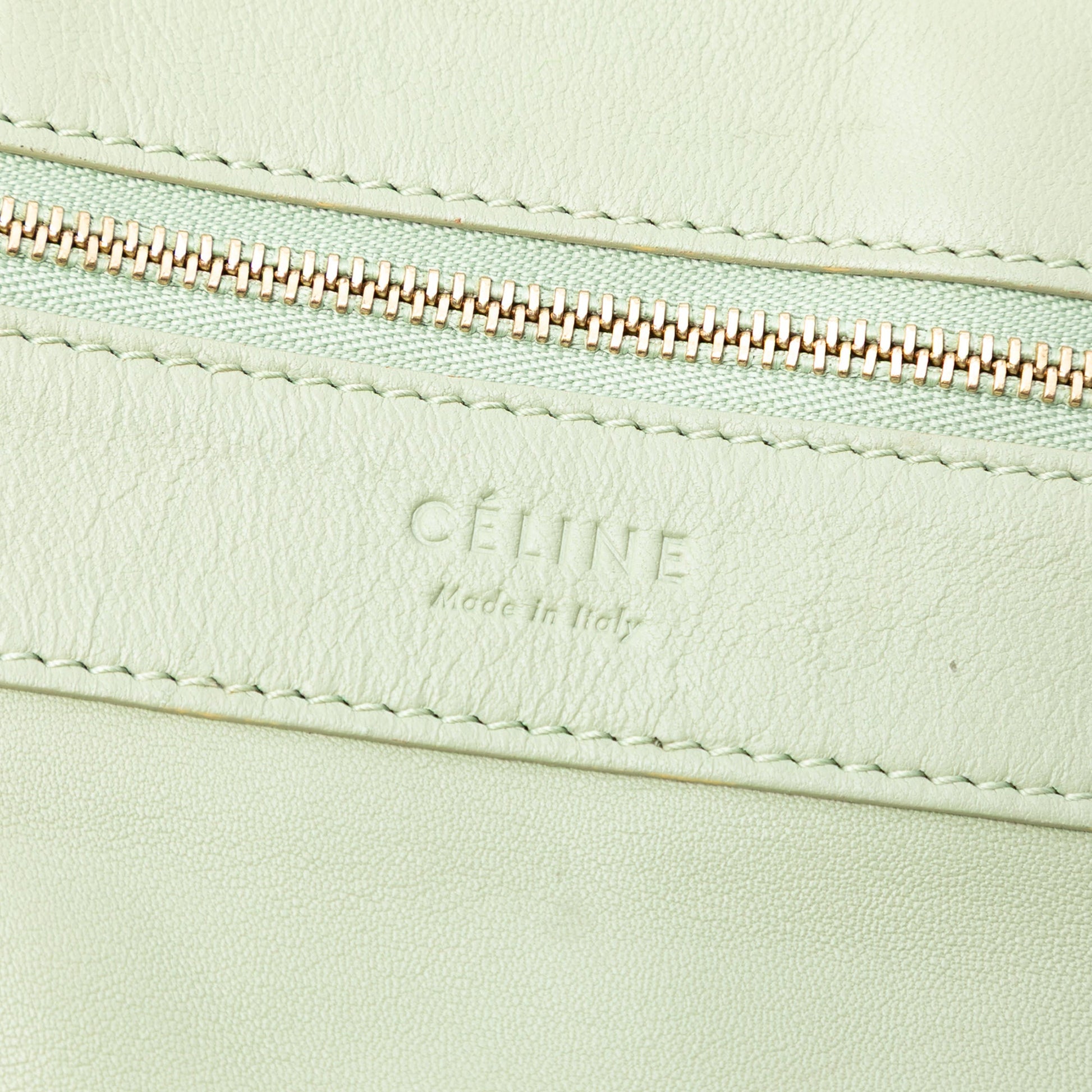 Celine Bicolor Leather Vertical Cabas Tote