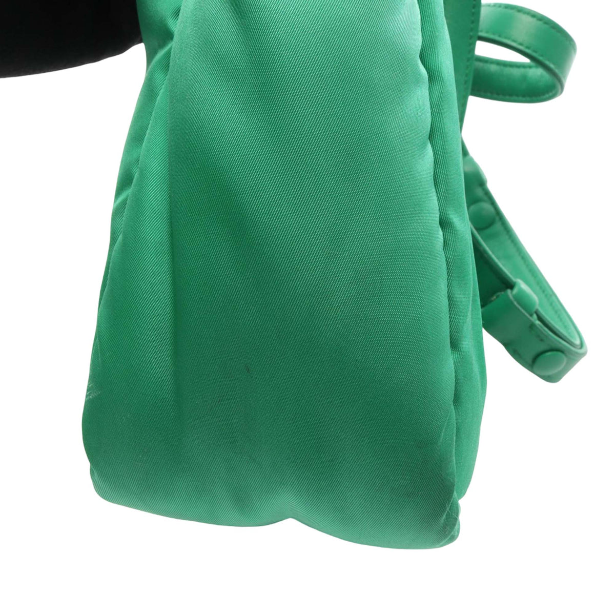 Prada Small Soft Padded Nappa Double Handled Bag — Green