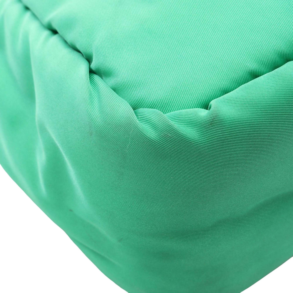 Prada Small Soft Padded Nappa Double Handled Bag — Green