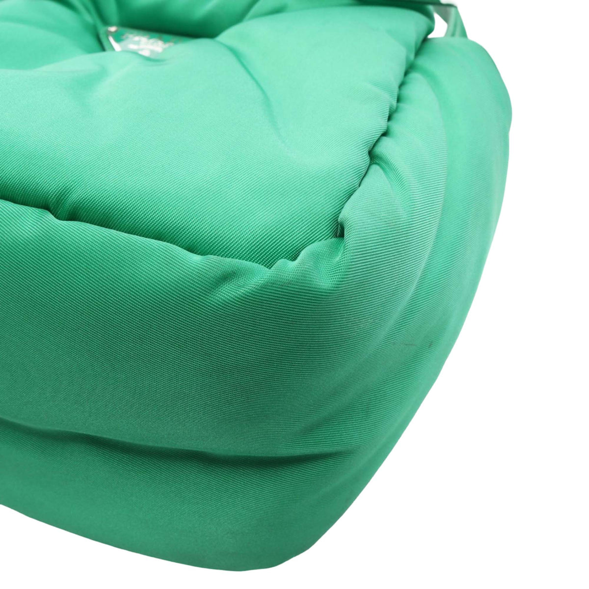 Prada Small Soft Padded Nappa Double Handled Bag — Green