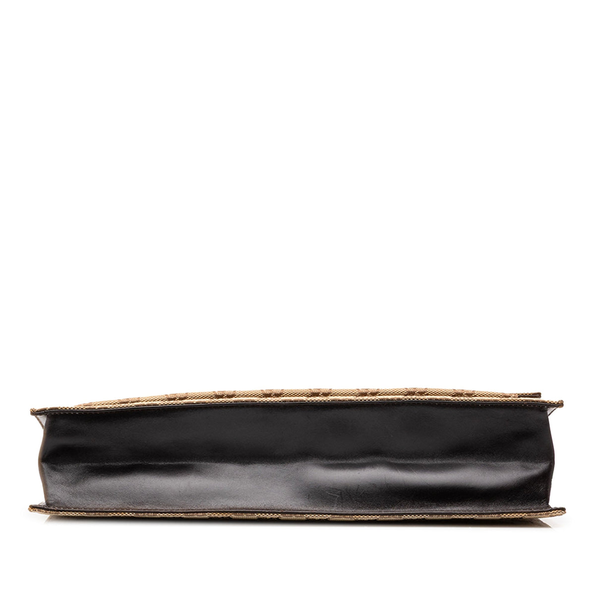 Gucci GG Canvas Flap Handbag — Beige