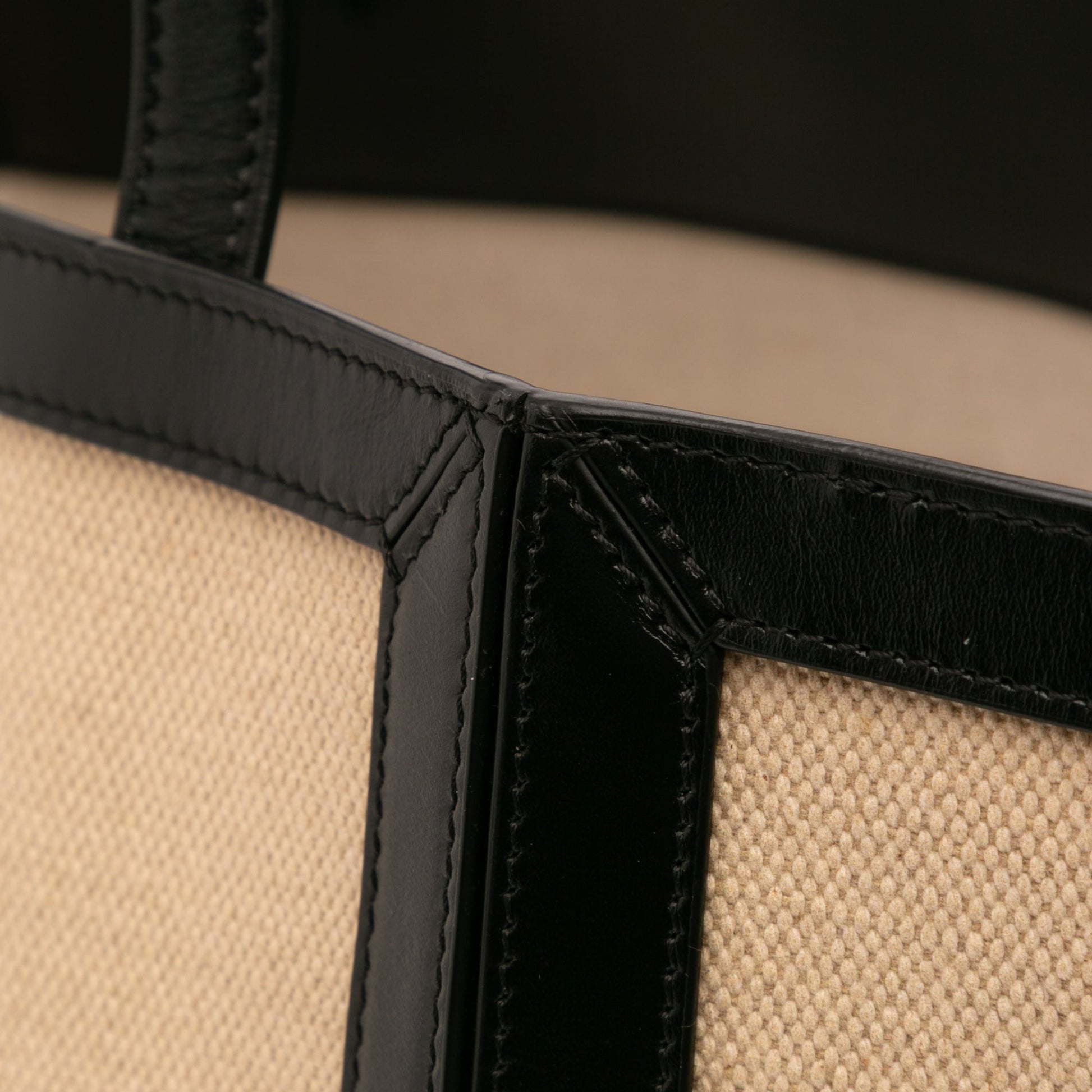 Celine Large Canvas Vertical Square Cabas Tote