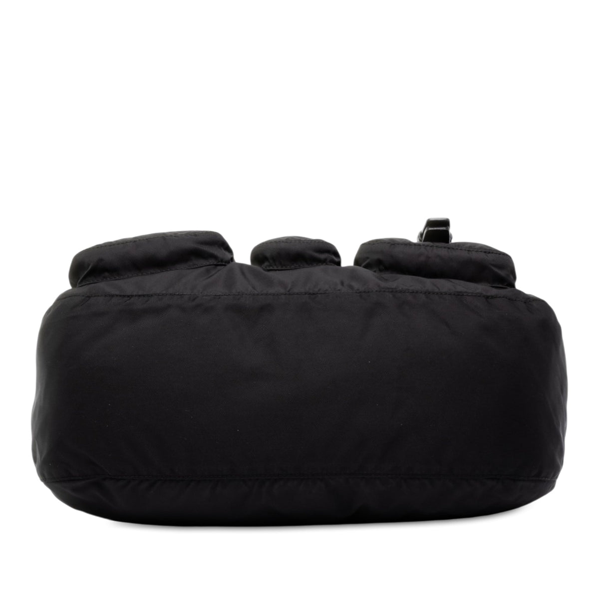 Prada Tessuto Triple Pocket Zip Top Crossbody — Black