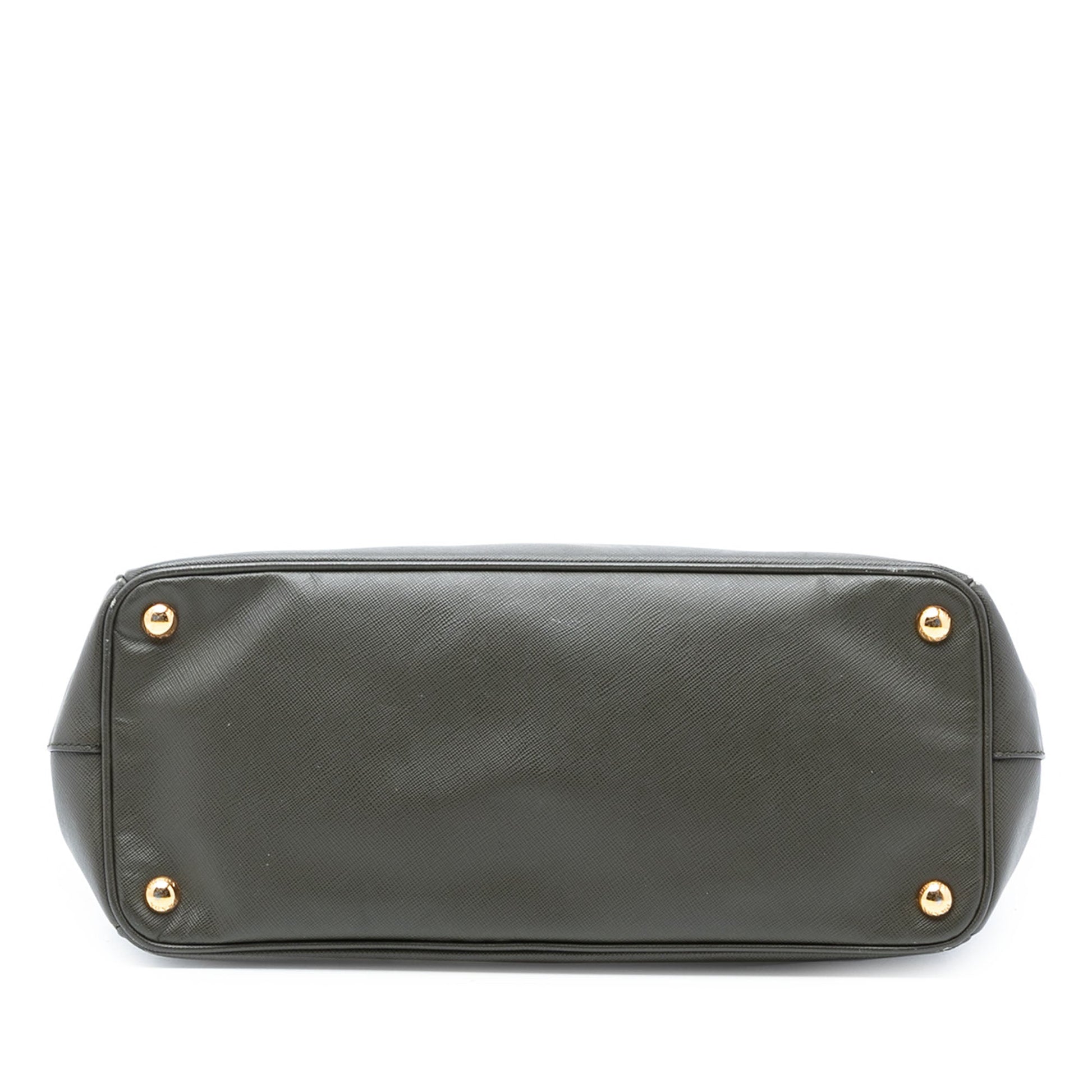 Prada Medium Saffiano Lux Galleria Double Zip Satchel