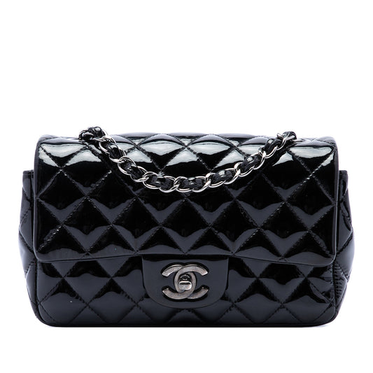 Chanel Mini Rectangular Classic Patent Single Flap