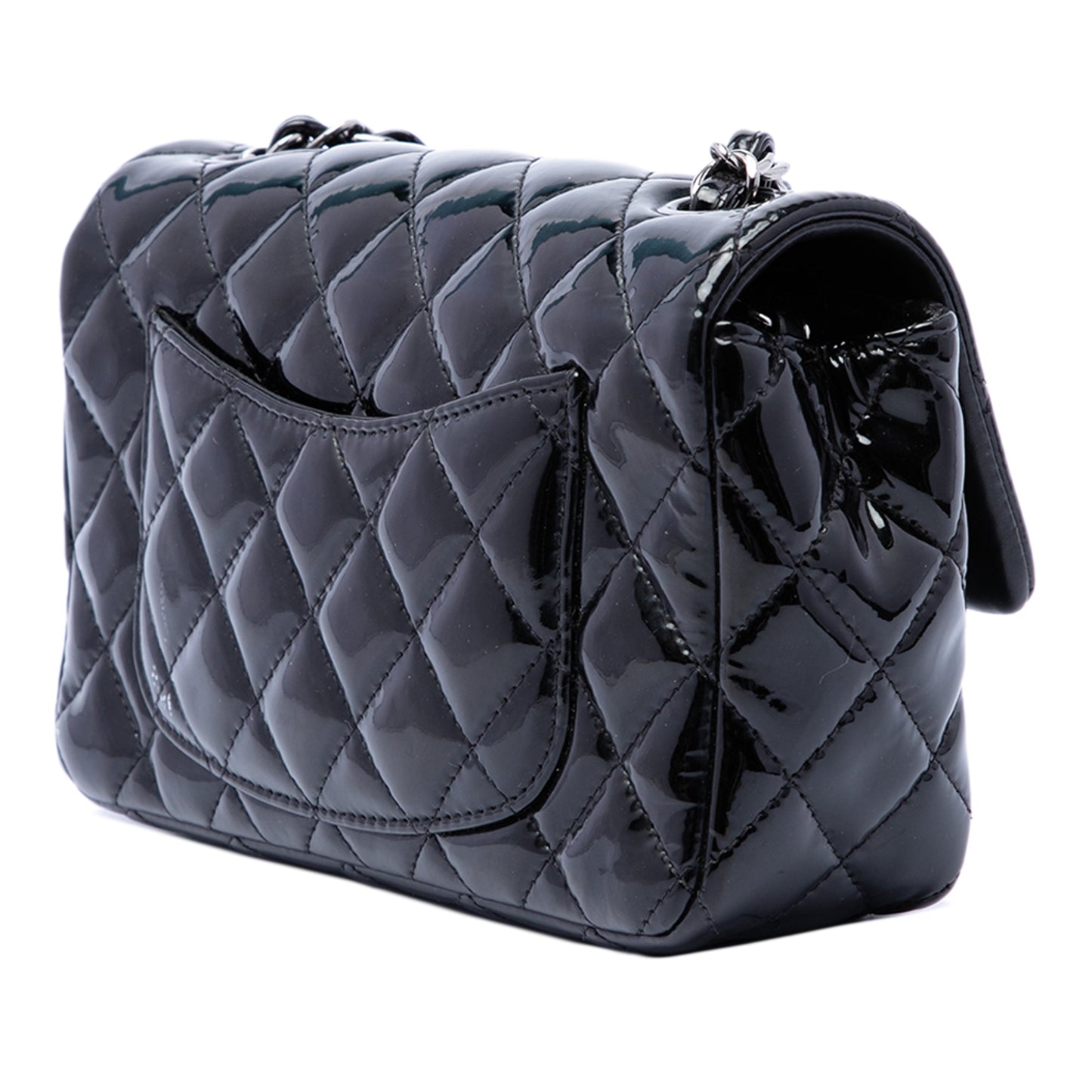 Chanel Mini Rectangular Classic Patent Single Flap