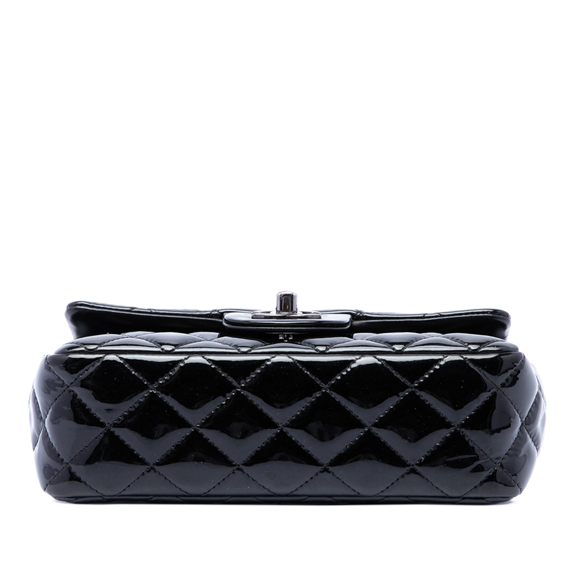 Chanel Mini Rectangular Classic Patent Single Flap