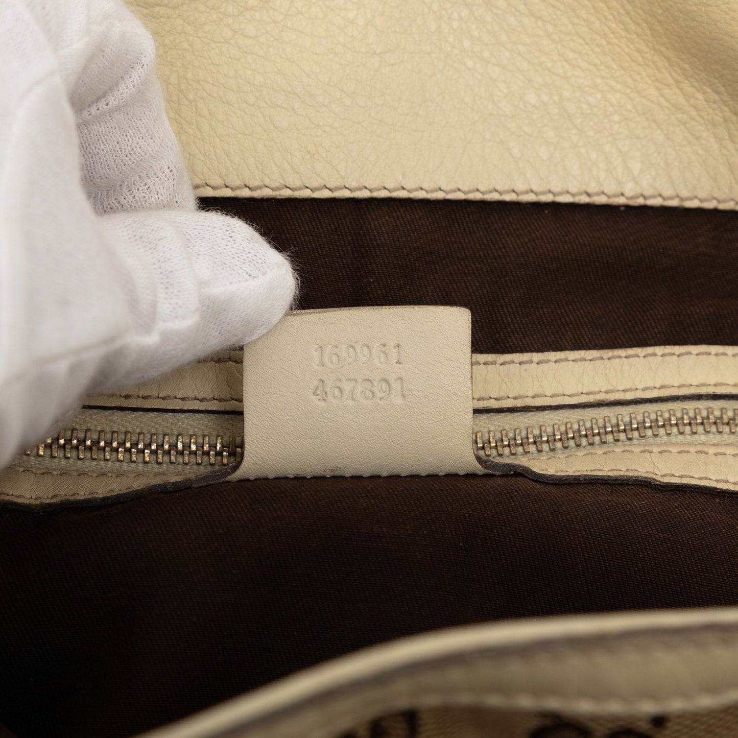 Gucci Medium GG Canvas Peggy Satchel