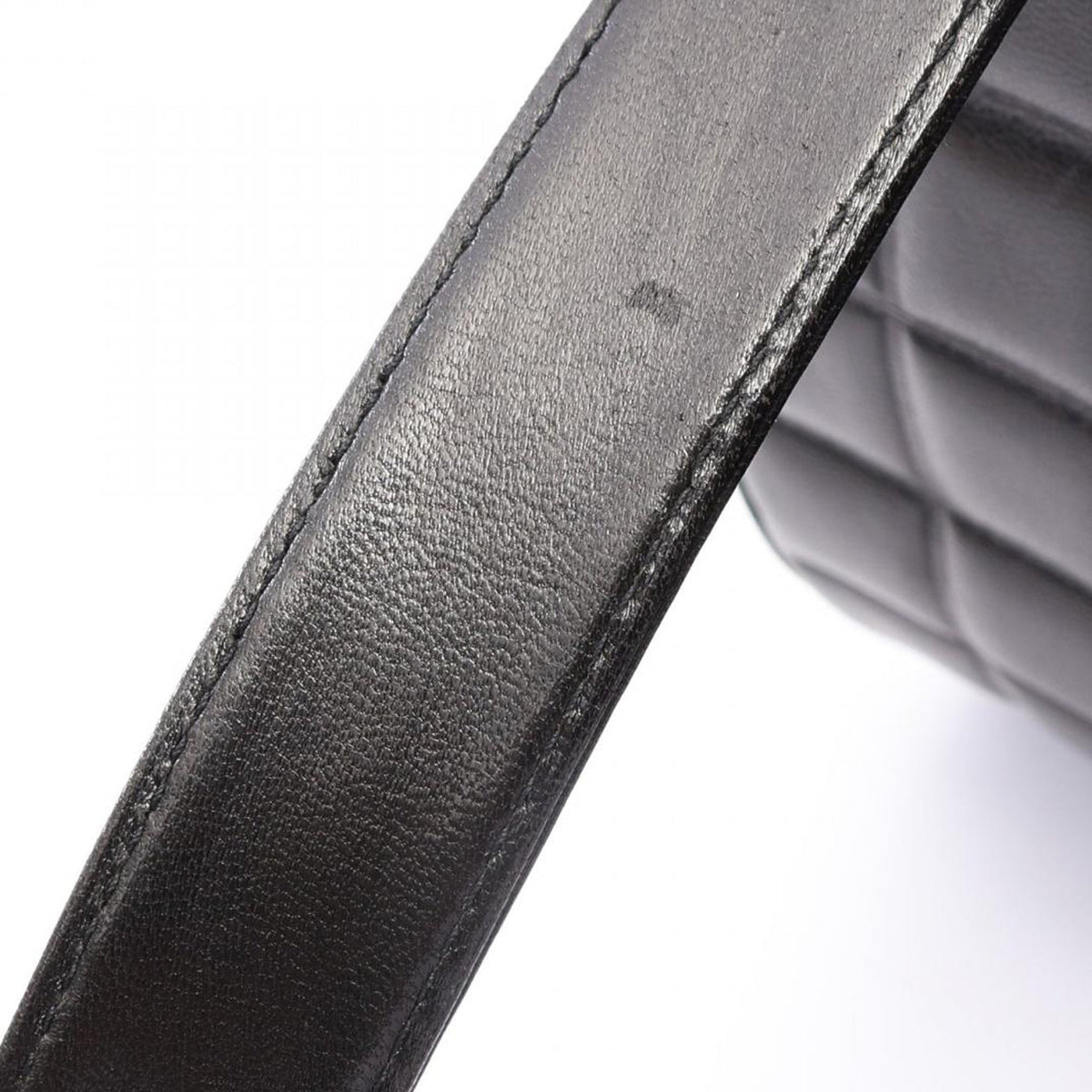 Chanel Chocolate Bar Lambskin Shoulder Bag — Black