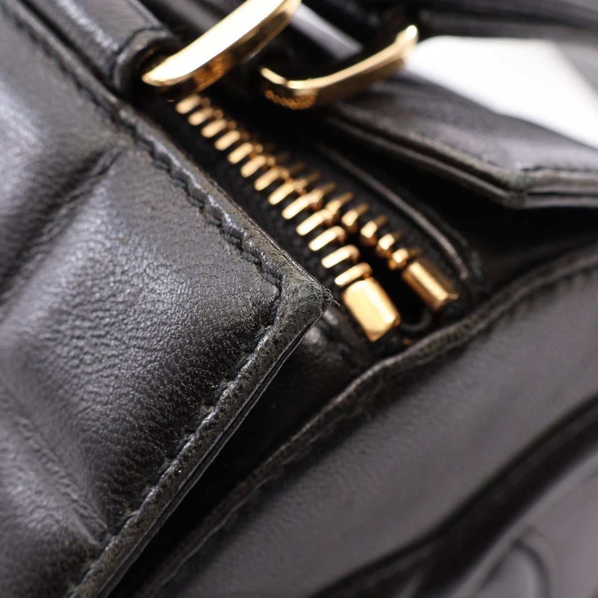 Chanel Chocolate Bar Lambskin Shoulder Bag — Black