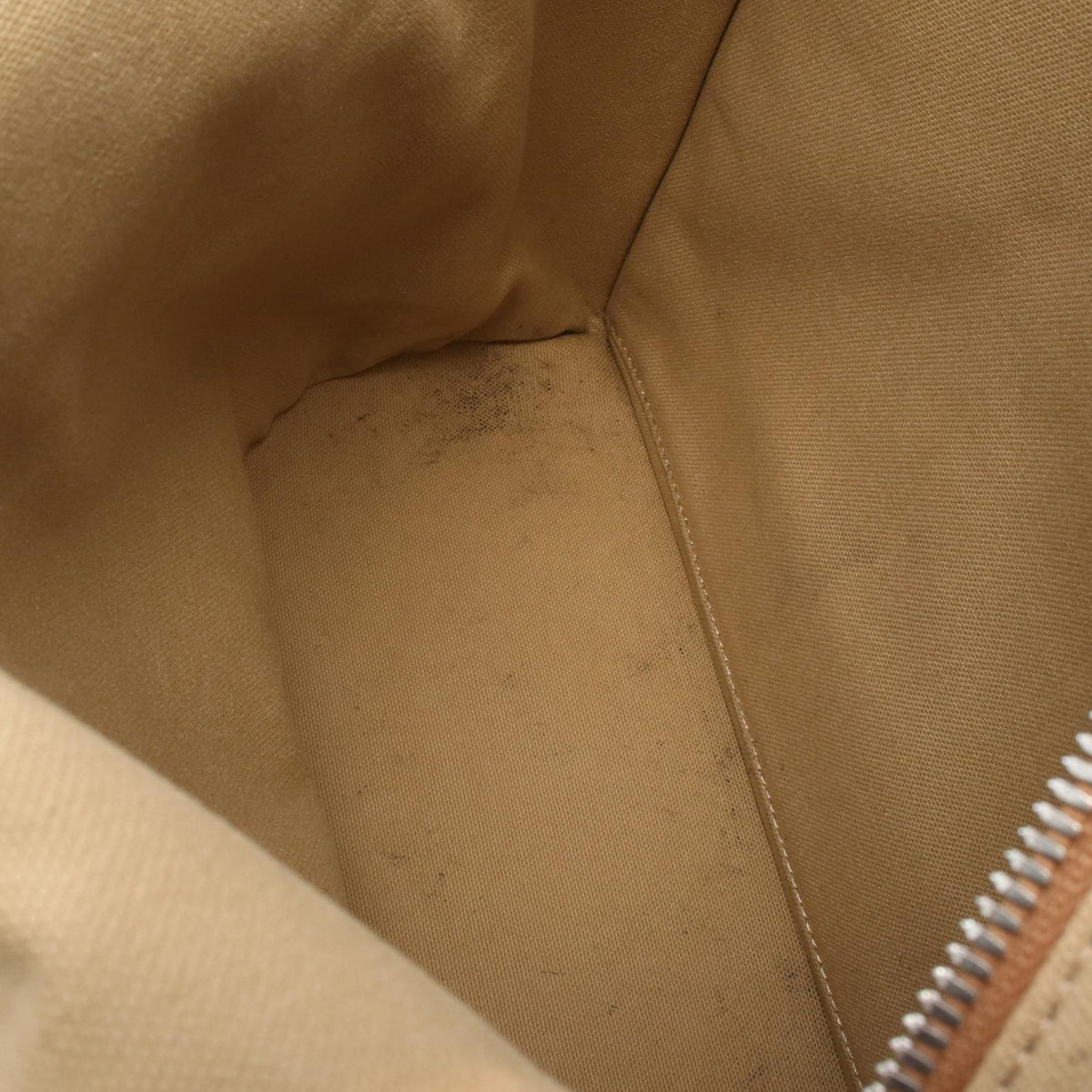 LOEWE Canvas and Leather Backpack — Beige
