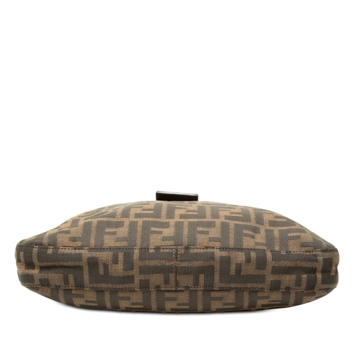 Fendi Zucca Canvas Shoulder Bag — Brown