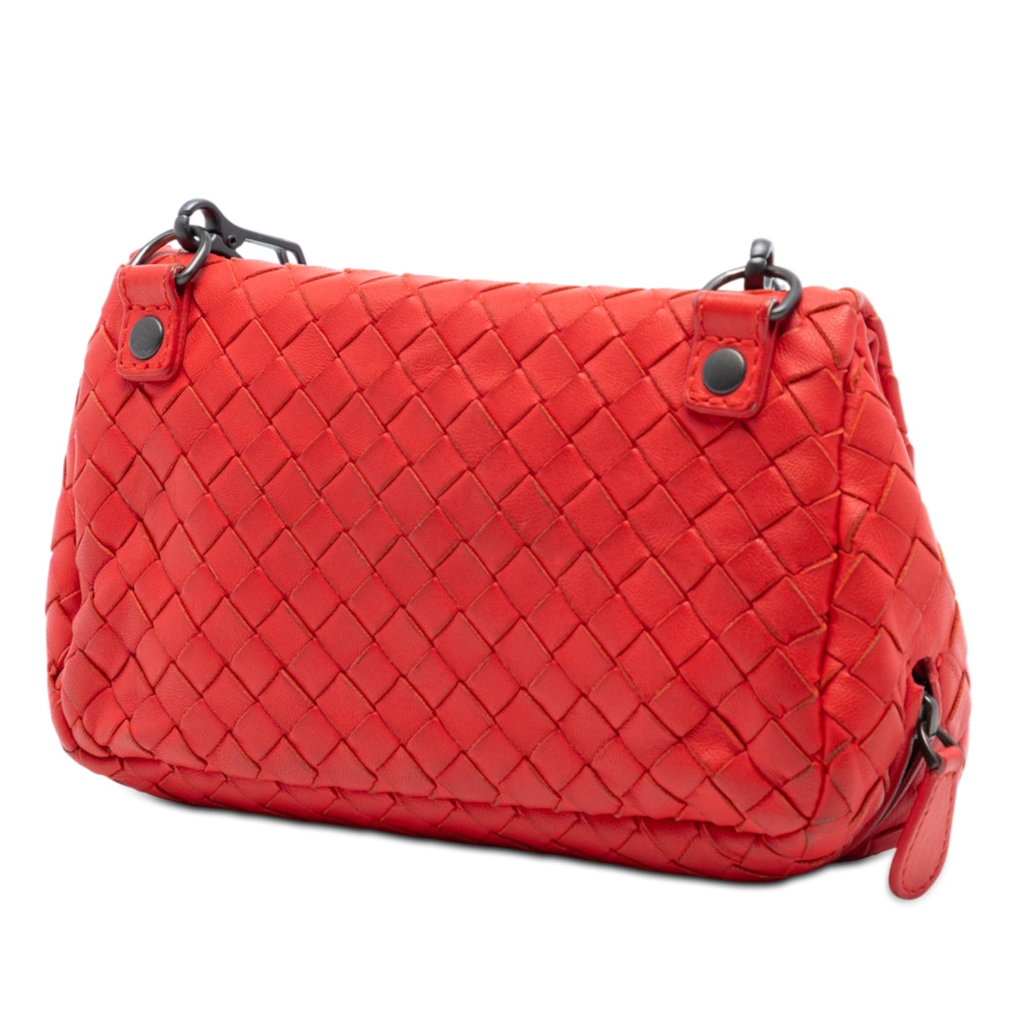 Bottega Veneta Mini Nappa Intrecciato Expandable Chain Flap Crossbody