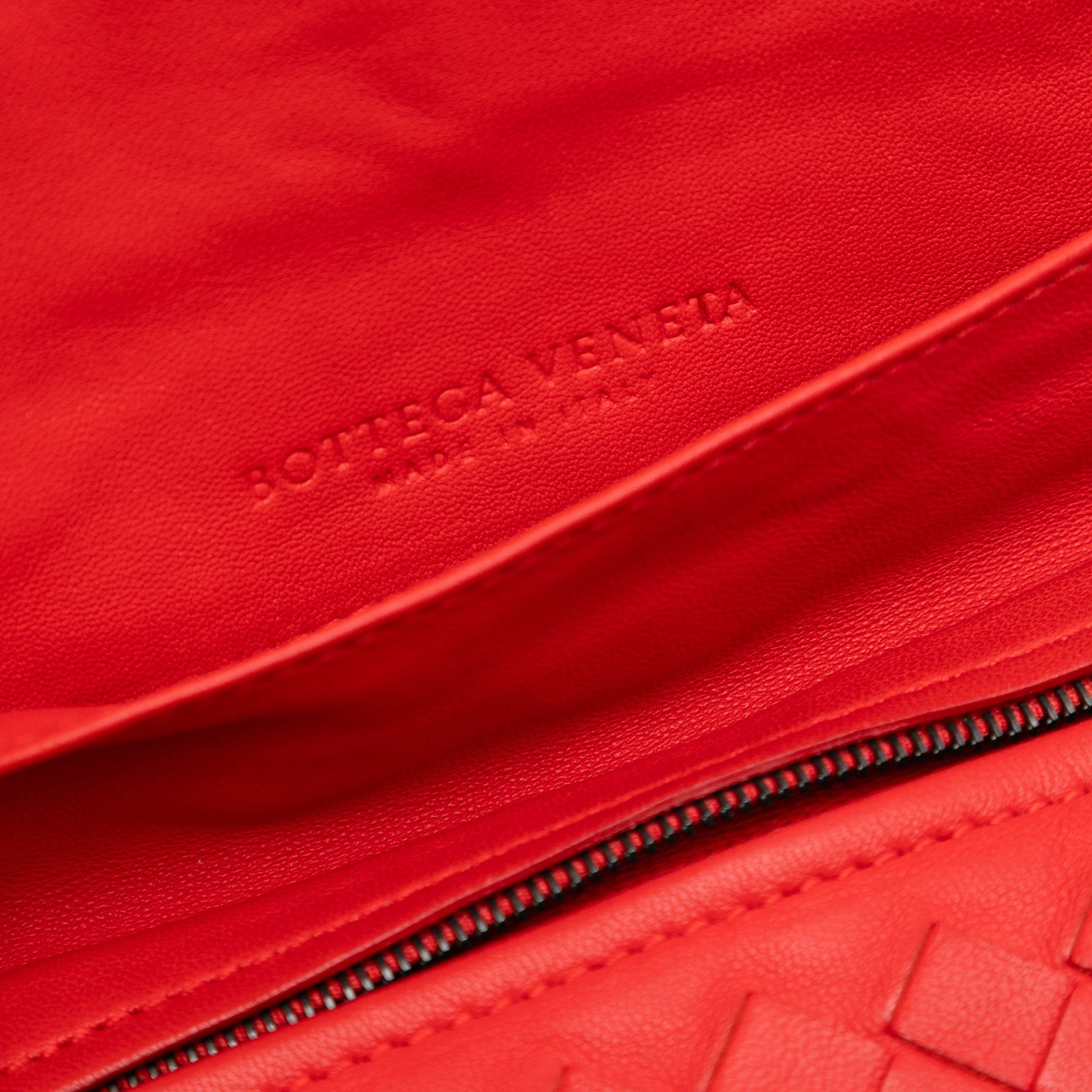 Bottega Veneta Mini Nappa Intrecciato Expandable Chain Flap Crossbody