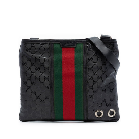 Gucci Fiat 500 Medium GG Imprime Web Messenger Bag