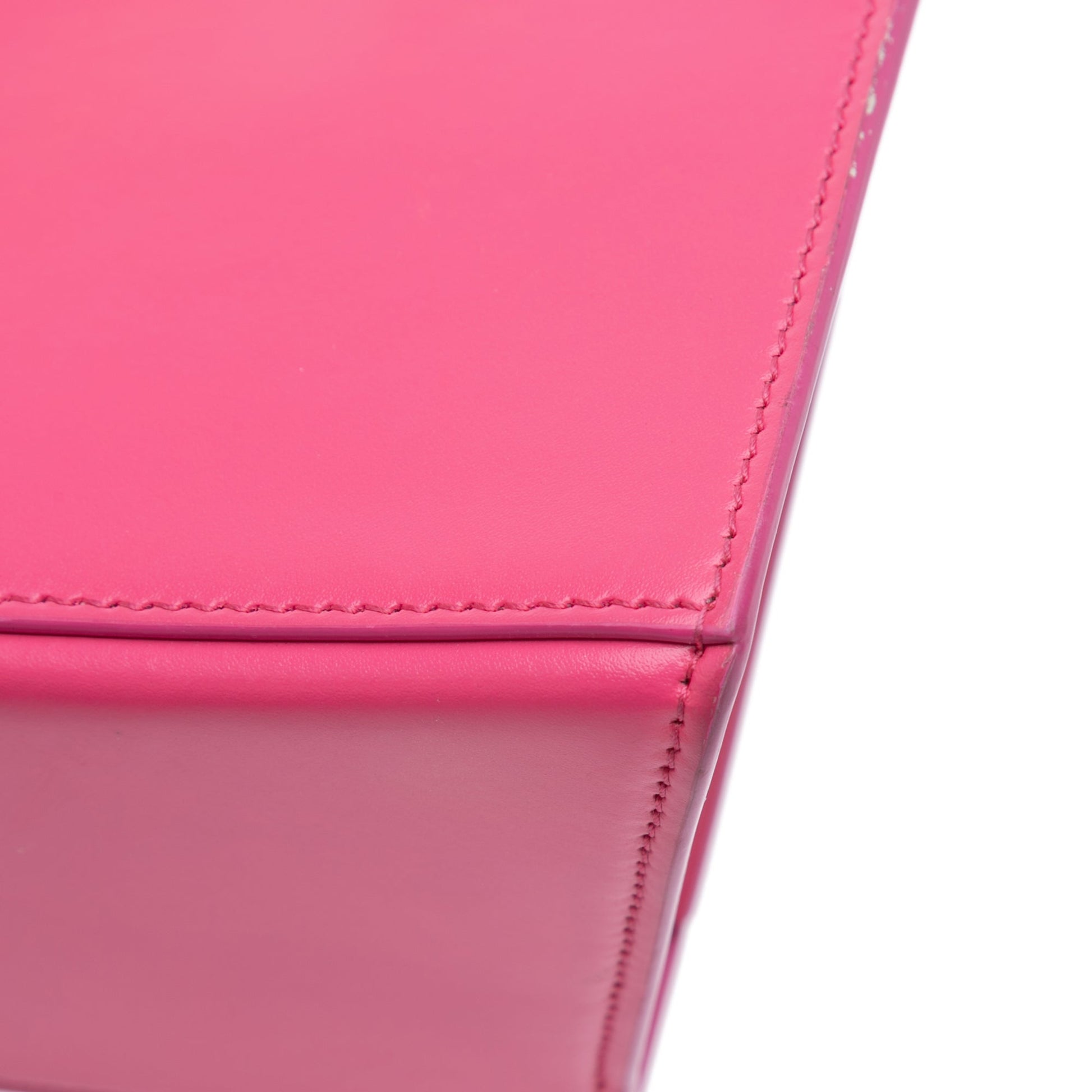 Balenciaga Small Shiny Box Calfskin Hourglass Satchel