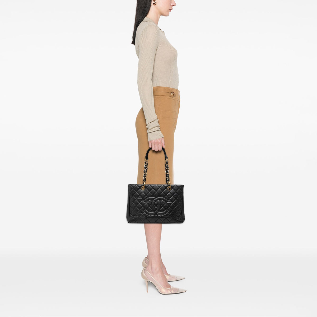 Chanel Caviar Grand Shopping Tote