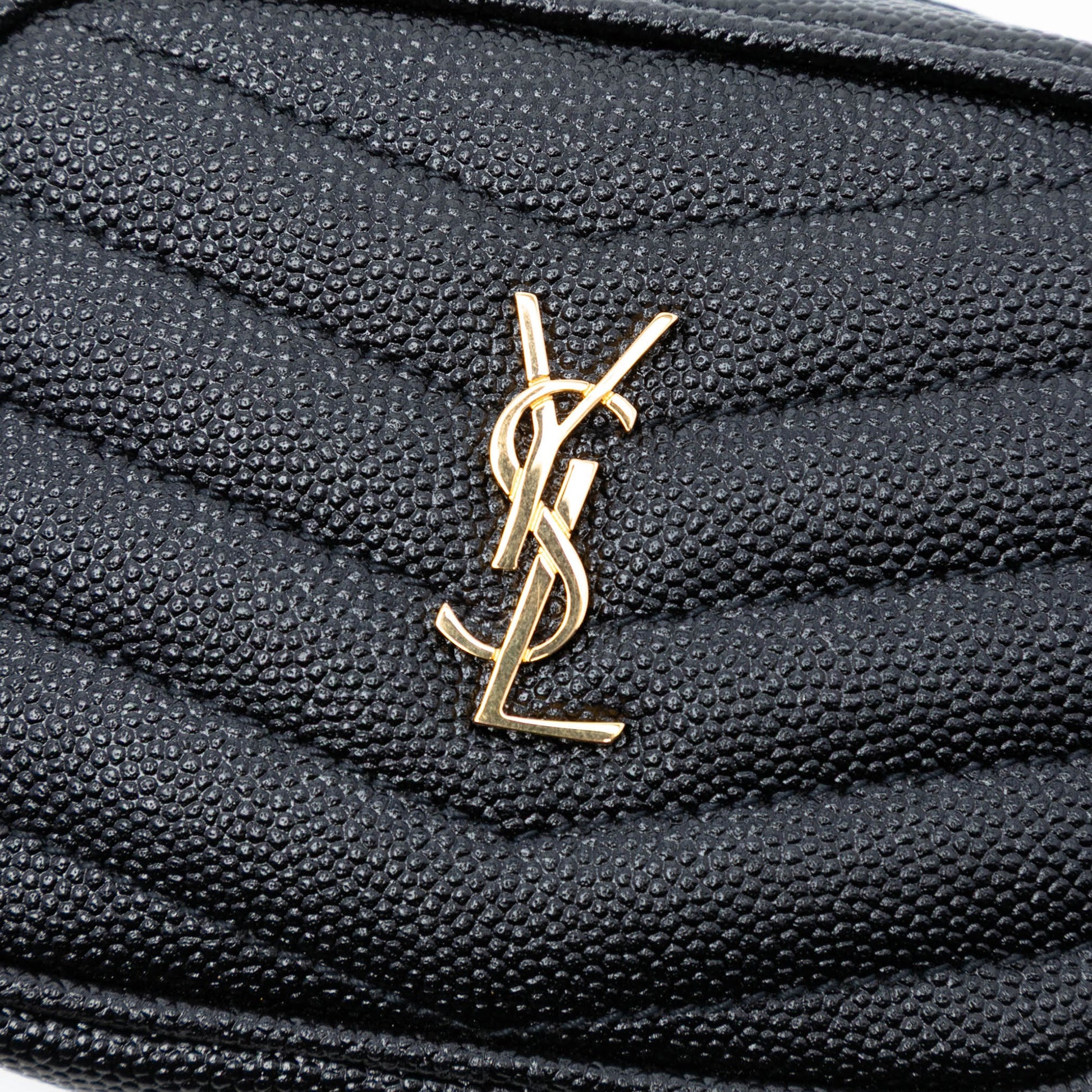 Saint Laurent Baby Matelasse Grain De Poudre Monogram Lou Camera Bag