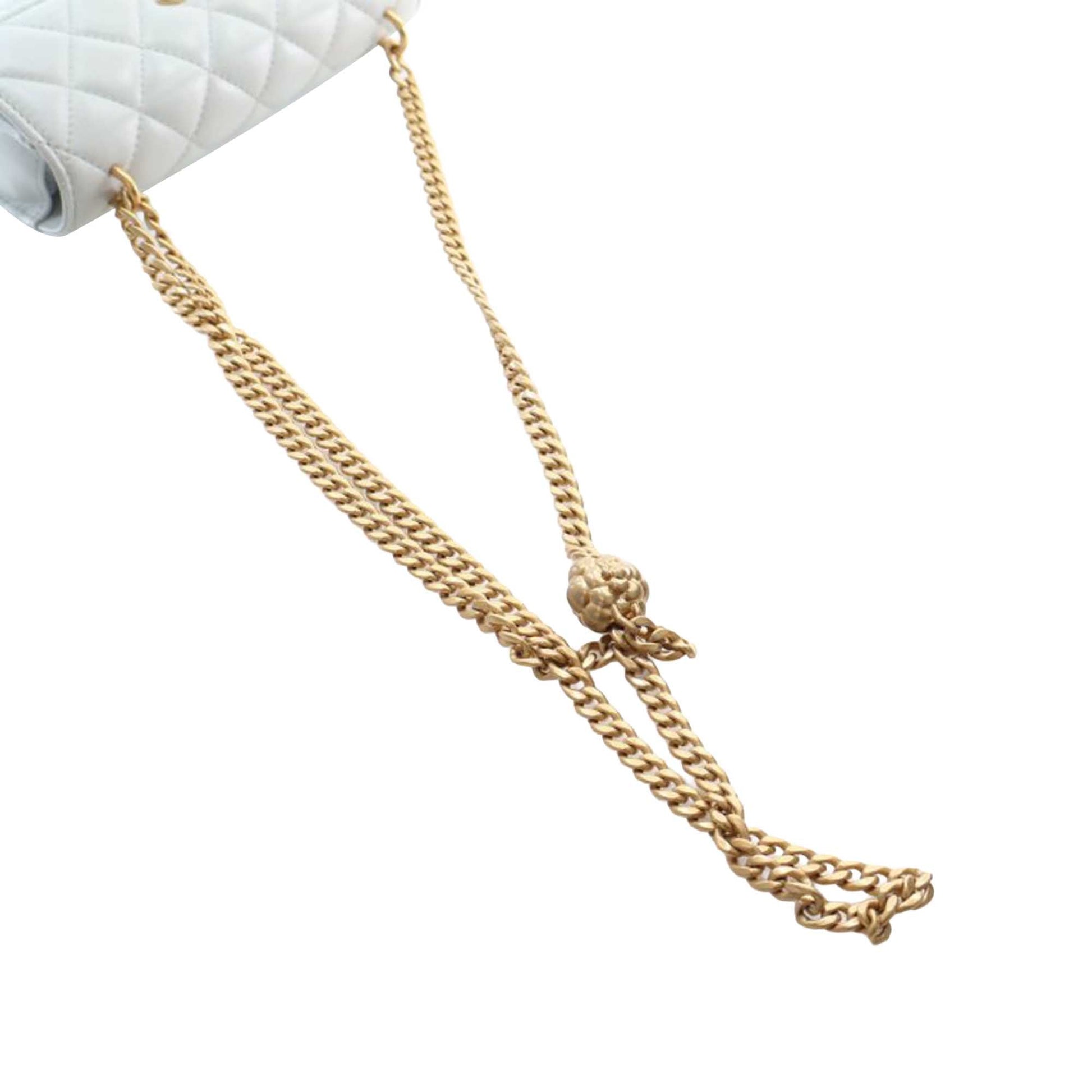 Chanel Mini CC Lambskin Camellia Crush Clutch With Chain
