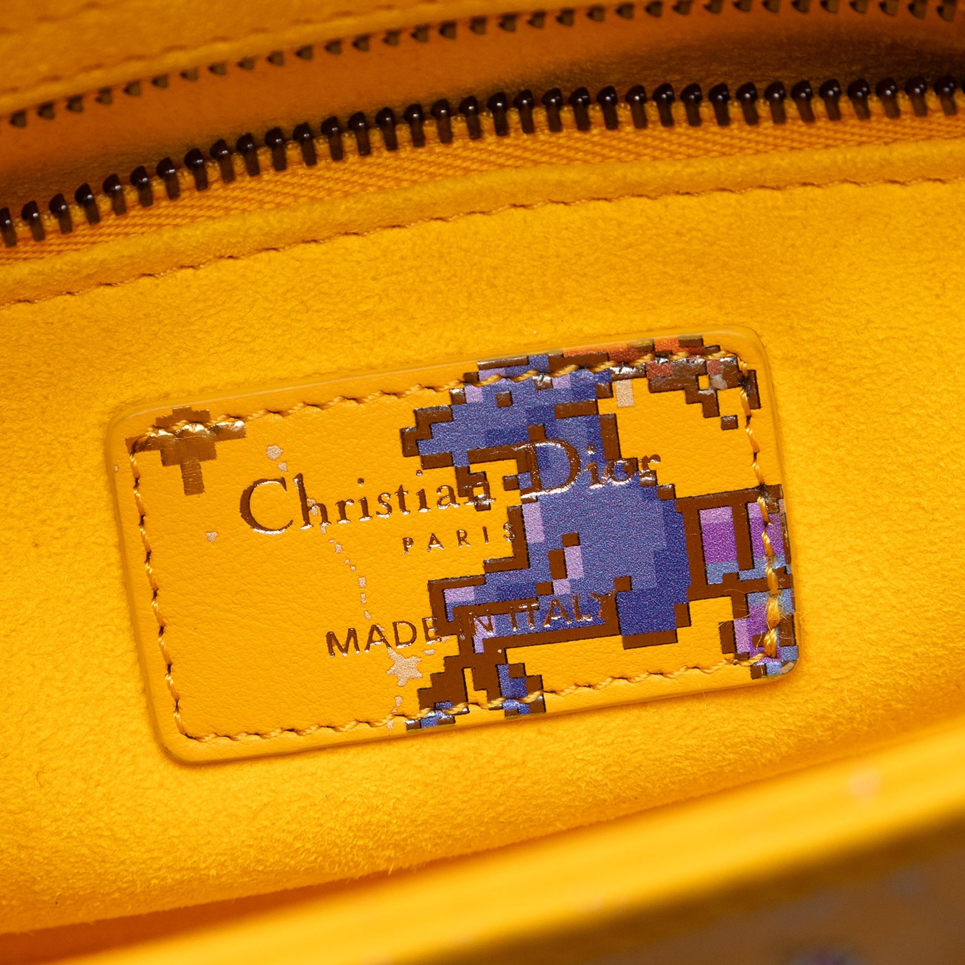 Dior Small Calfskin Pixel Zodiac Lady Dior
